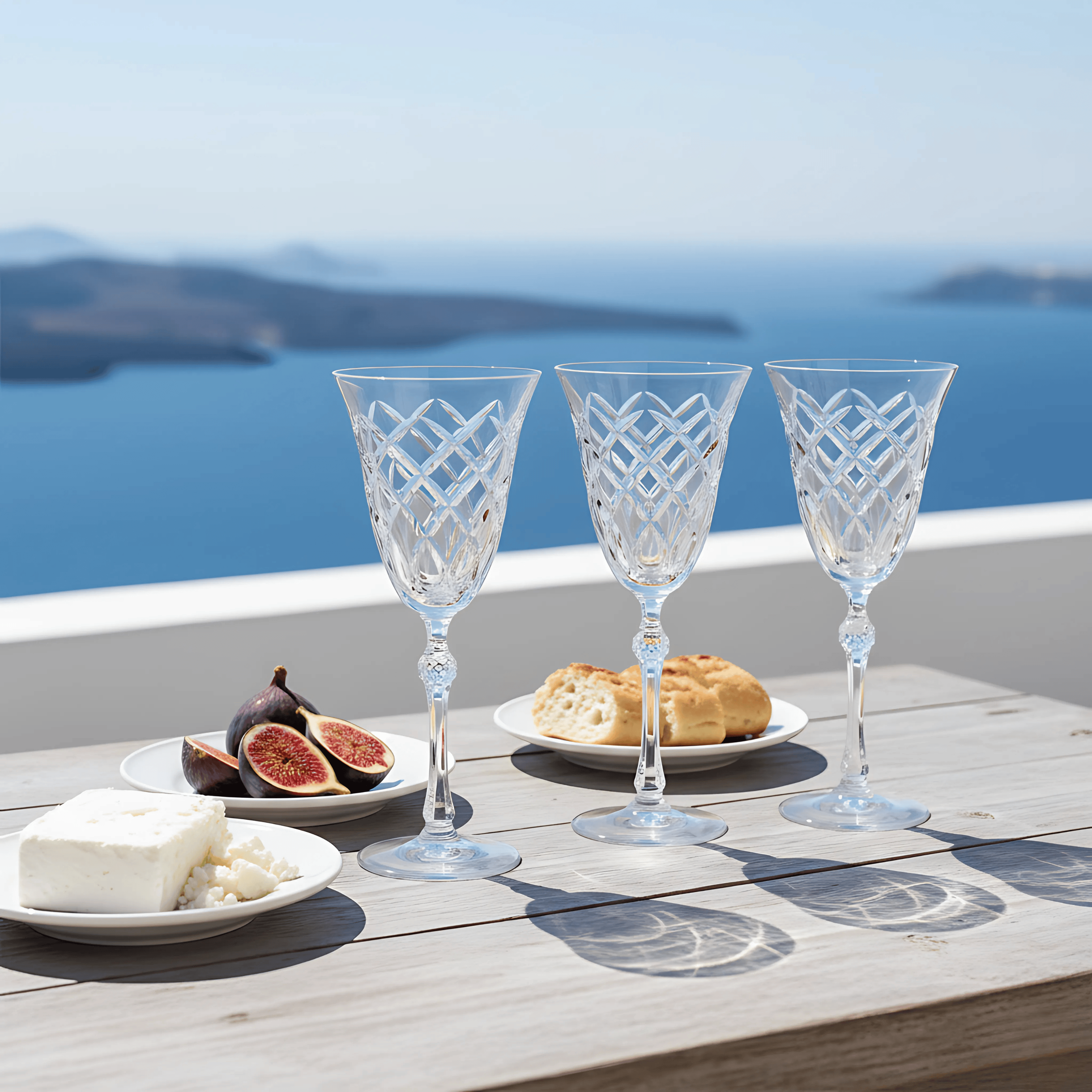 Heritage Wine Glass - Set Of 2 - Margerie Crystal USA