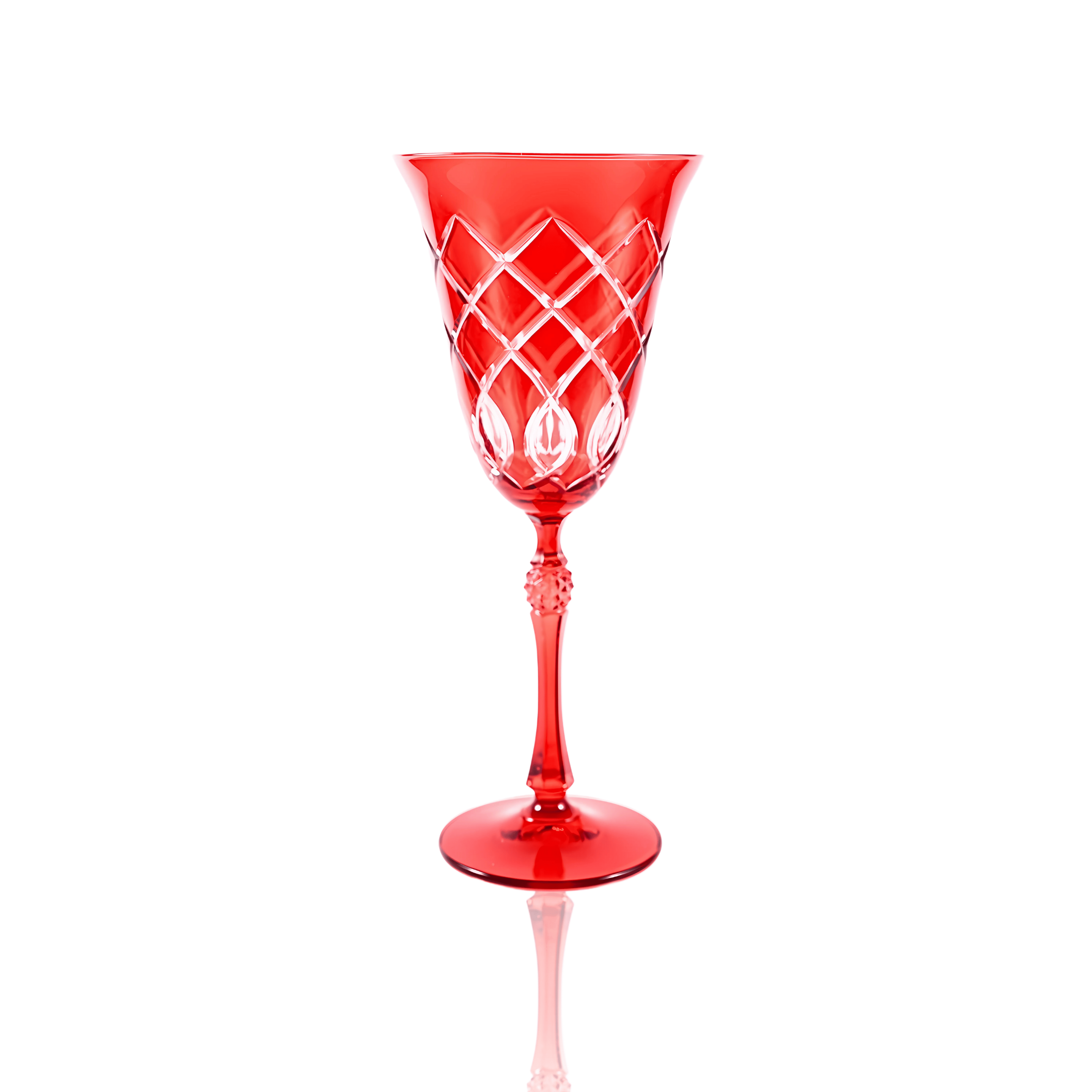 Heritage Wine Glass - Set Of 2 - Margerie Crystal USA