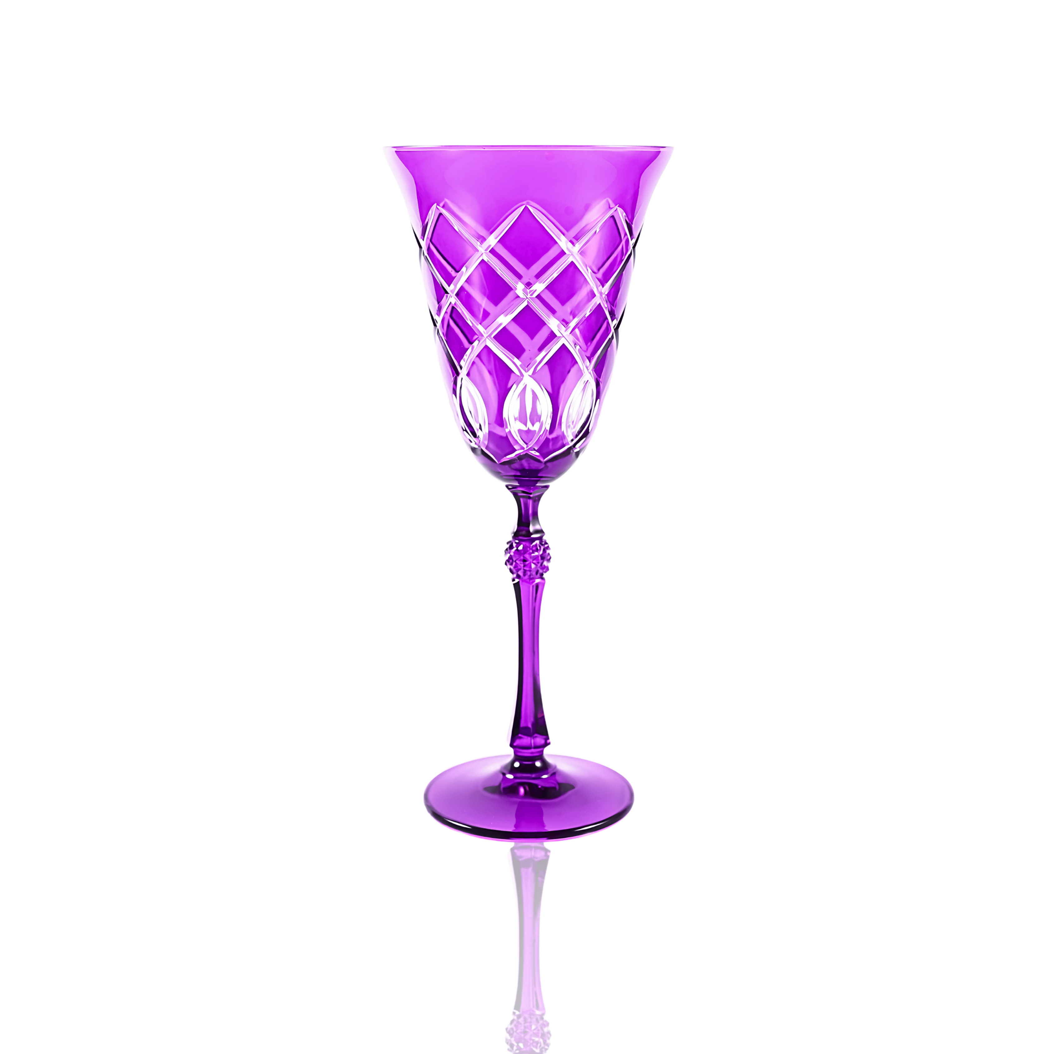 Heritage Wine Glass - Set Of 2 - Margerie Crystal USA