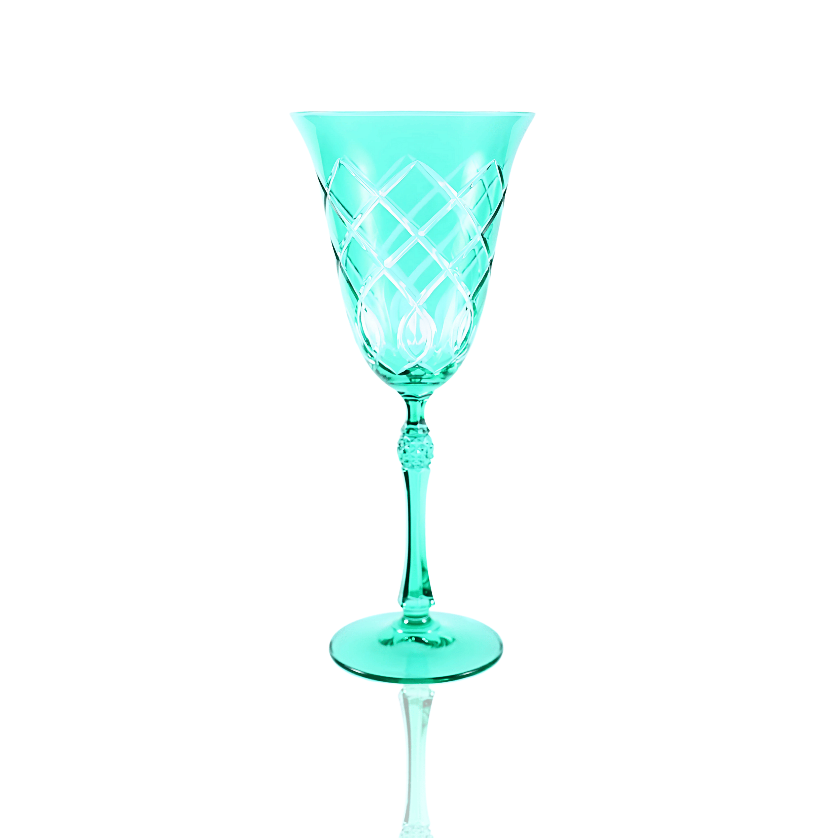 Heritage Wine Glass - Set Of 2 - Margerie Crystal USA