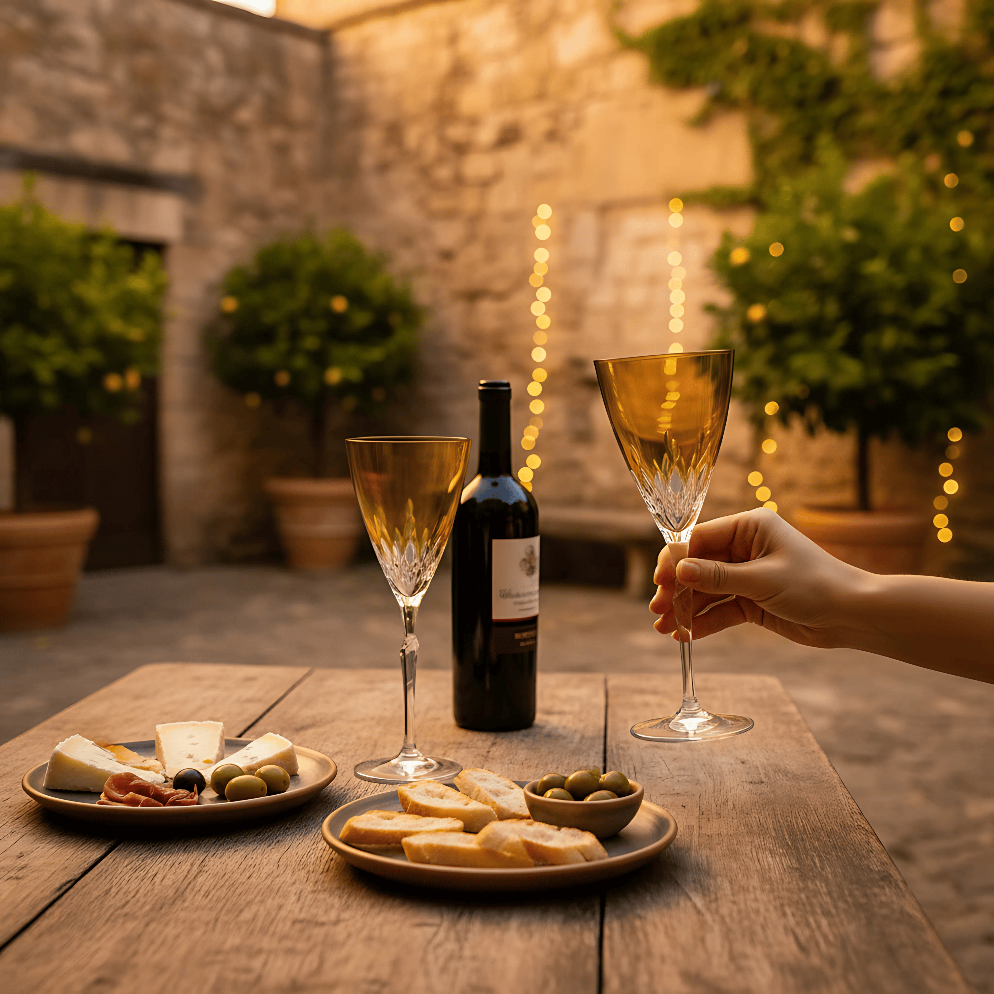 Aria Wine Glass - Set Of 2 - Margerie Crystal USA