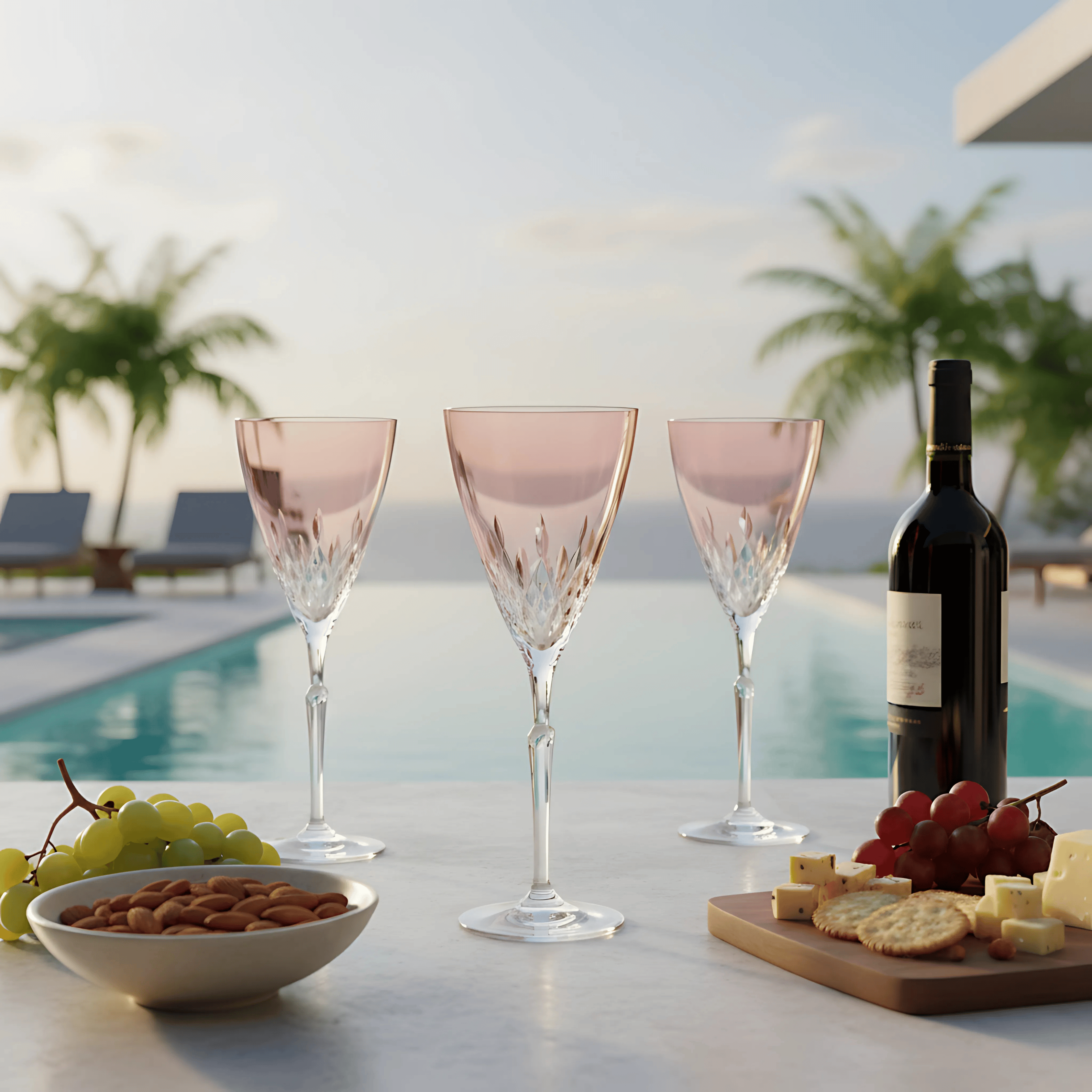 Aria Wine Glass - Set Of 2 - Margerie Crystal USA