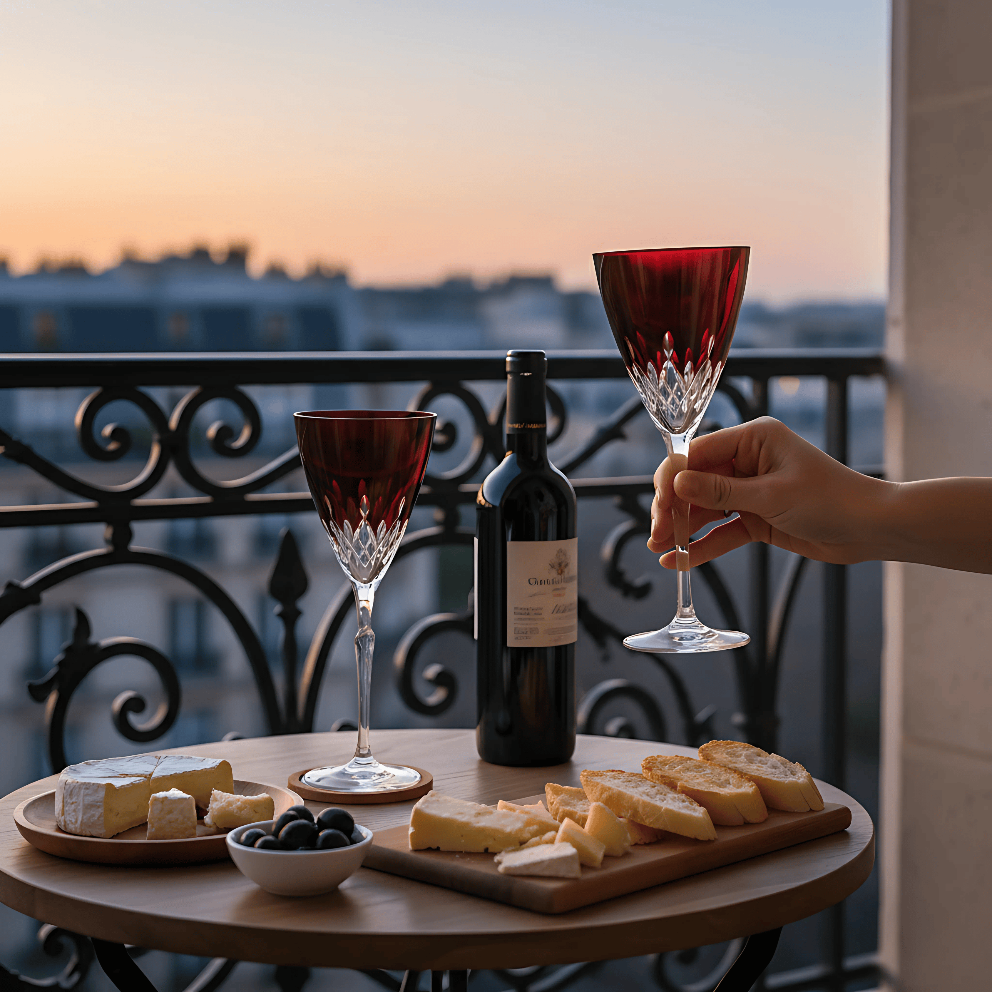 Aria Wine Glass - Set Of 2 - Margerie Crystal USA