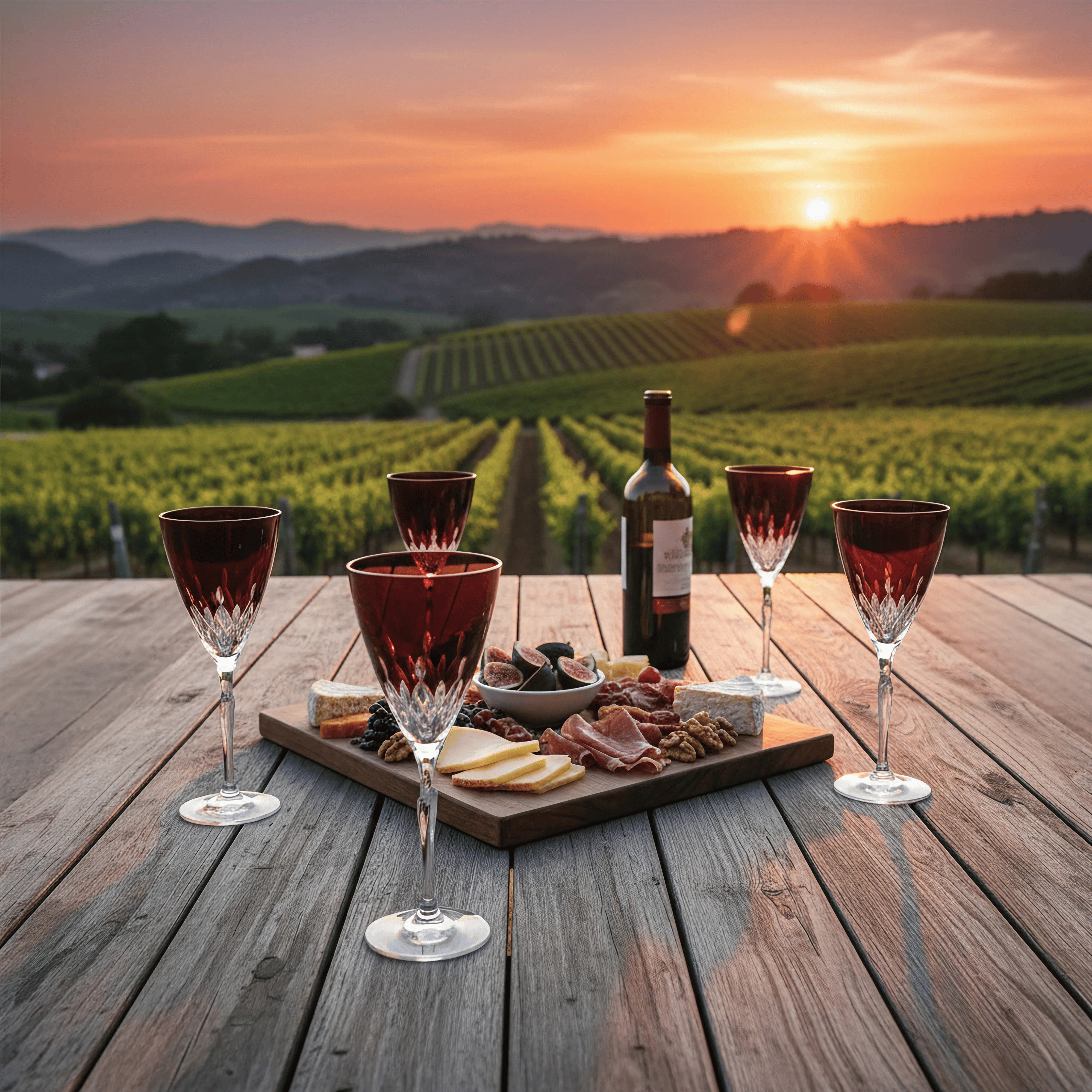 Aria Wine Glass - Set Of 2 - Margerie Crystal USA