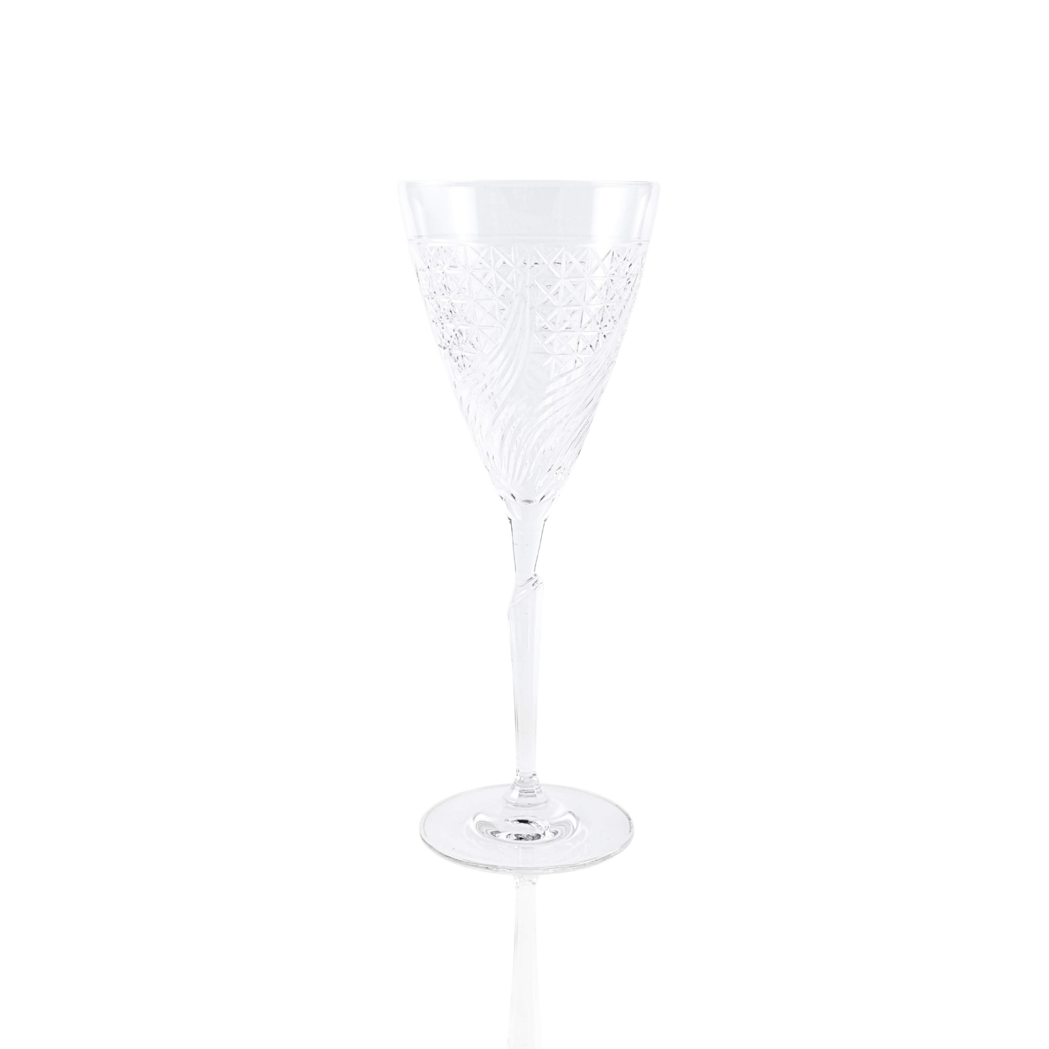 Aurora Wine Glass - Set Of 2 - Margerie Crystal USA
