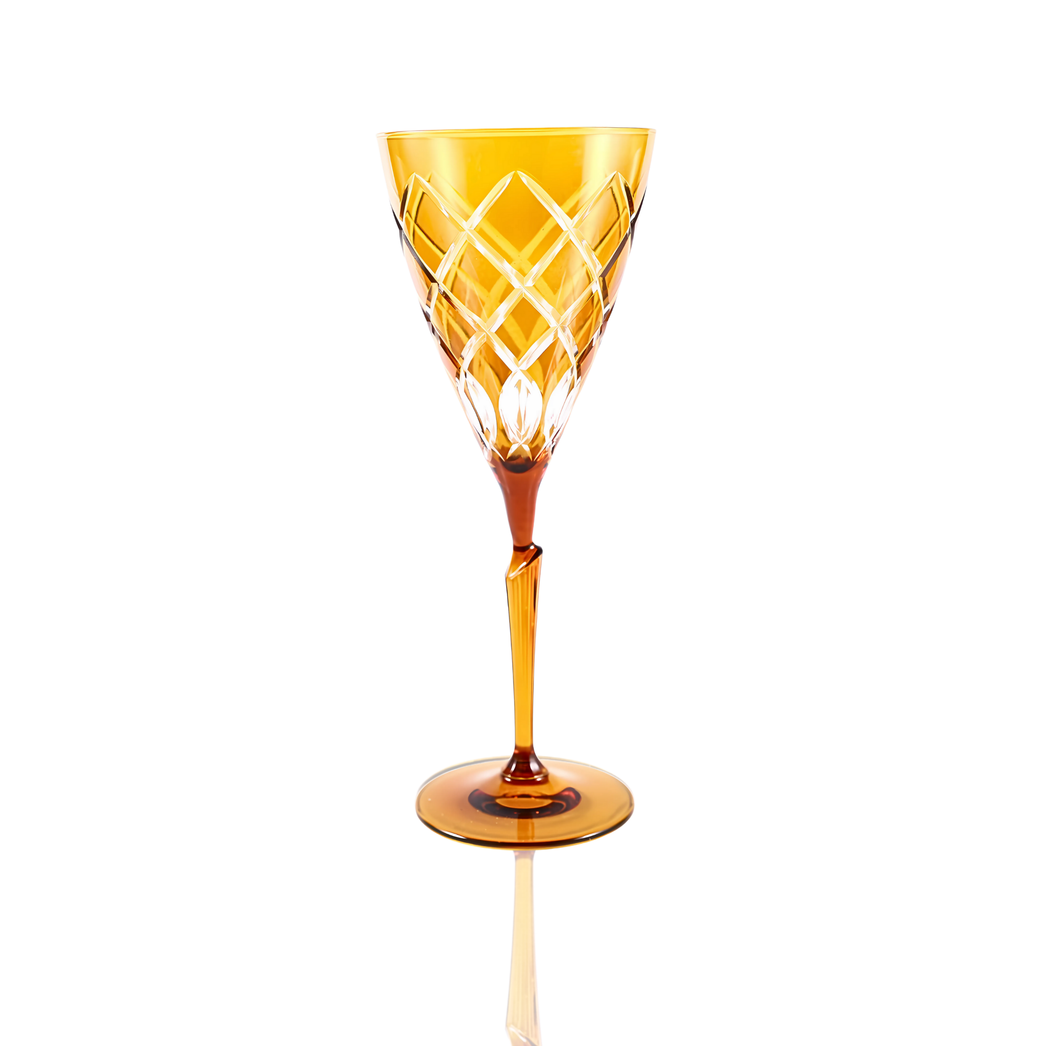 Heritage Wine Glass - Set Of 2 - Margerie Crystal USA