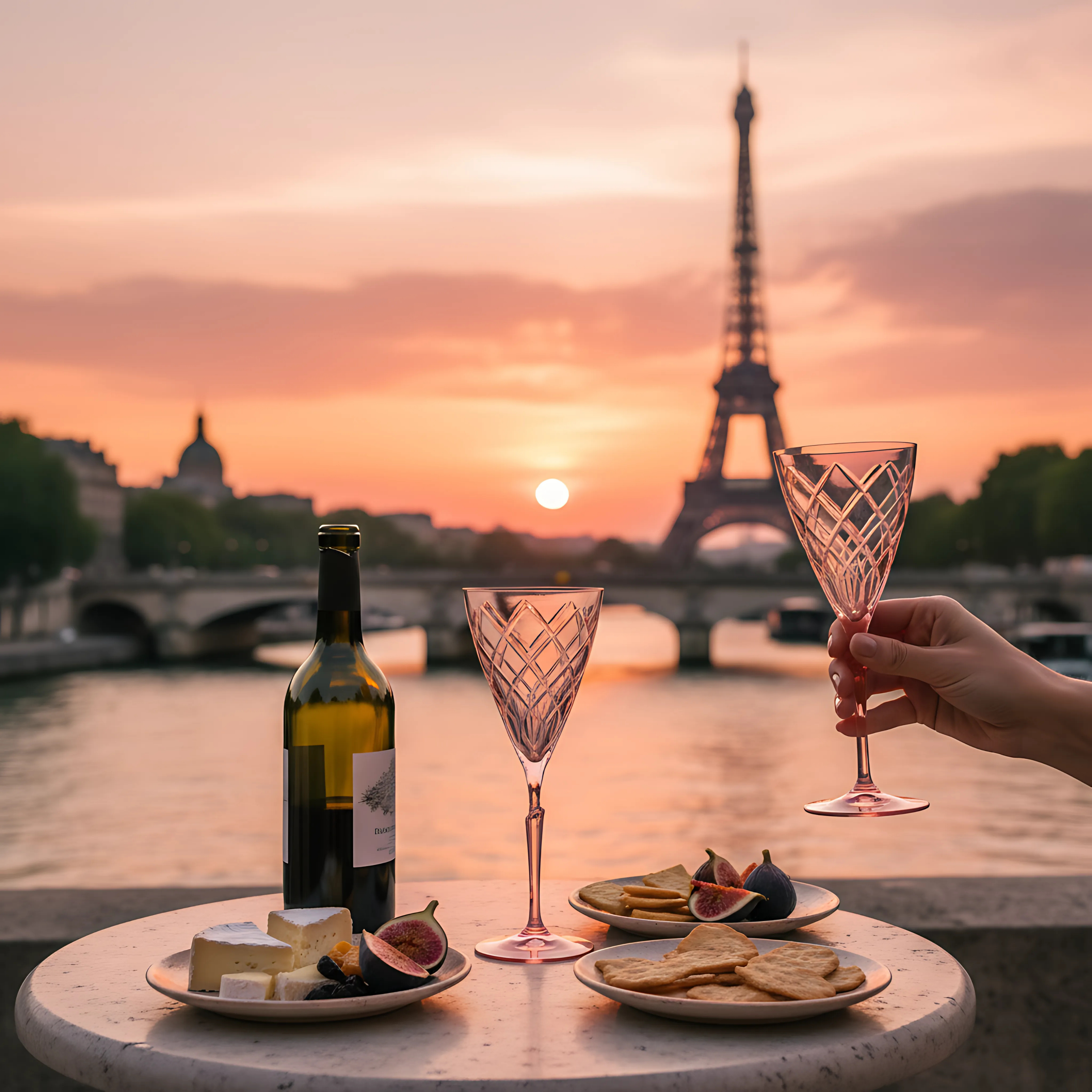 Heritage Wine Glass - Set Of 2 - Margerie Crystal USA