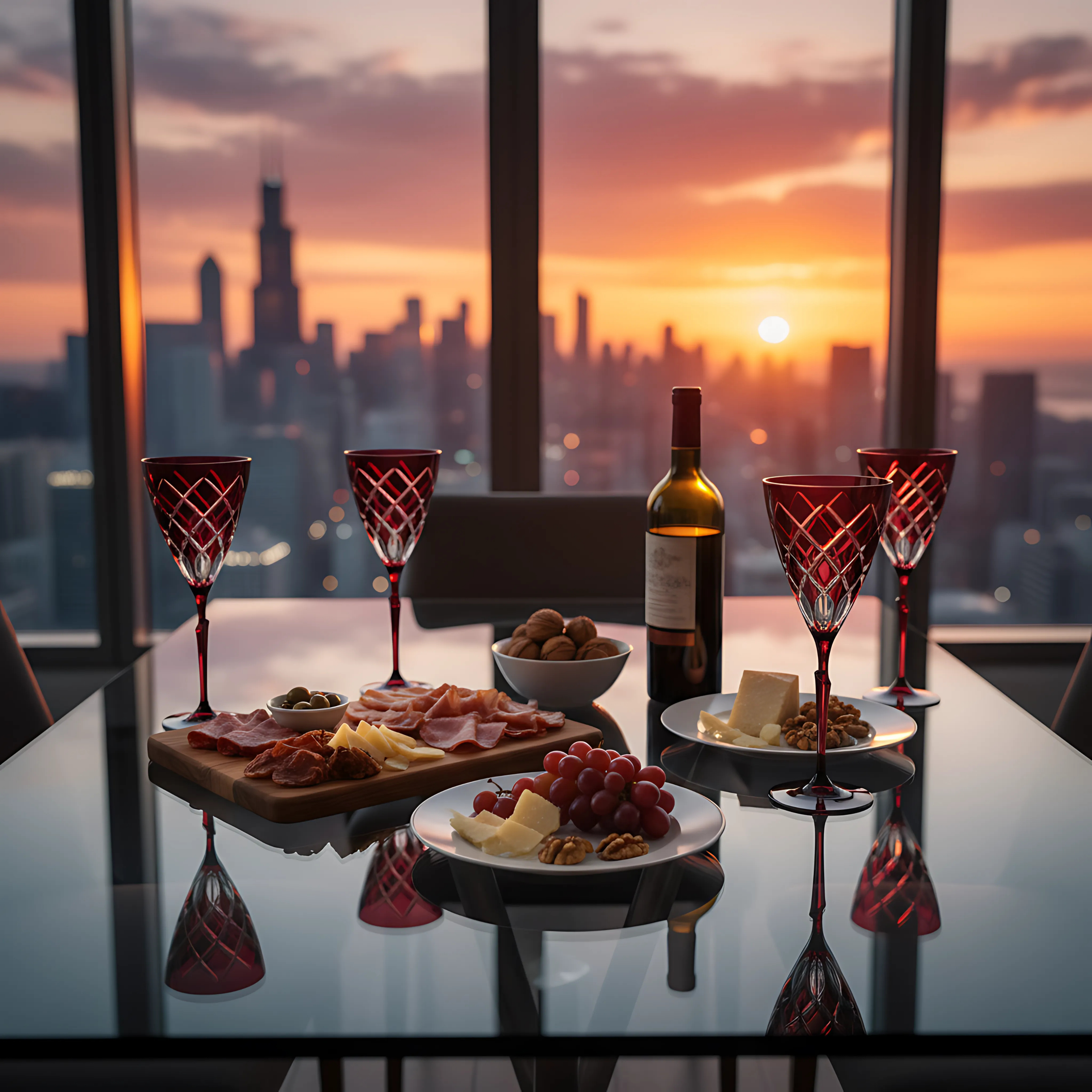 Heritage Wine Glass - Set Of 2 - Margerie Crystal USA