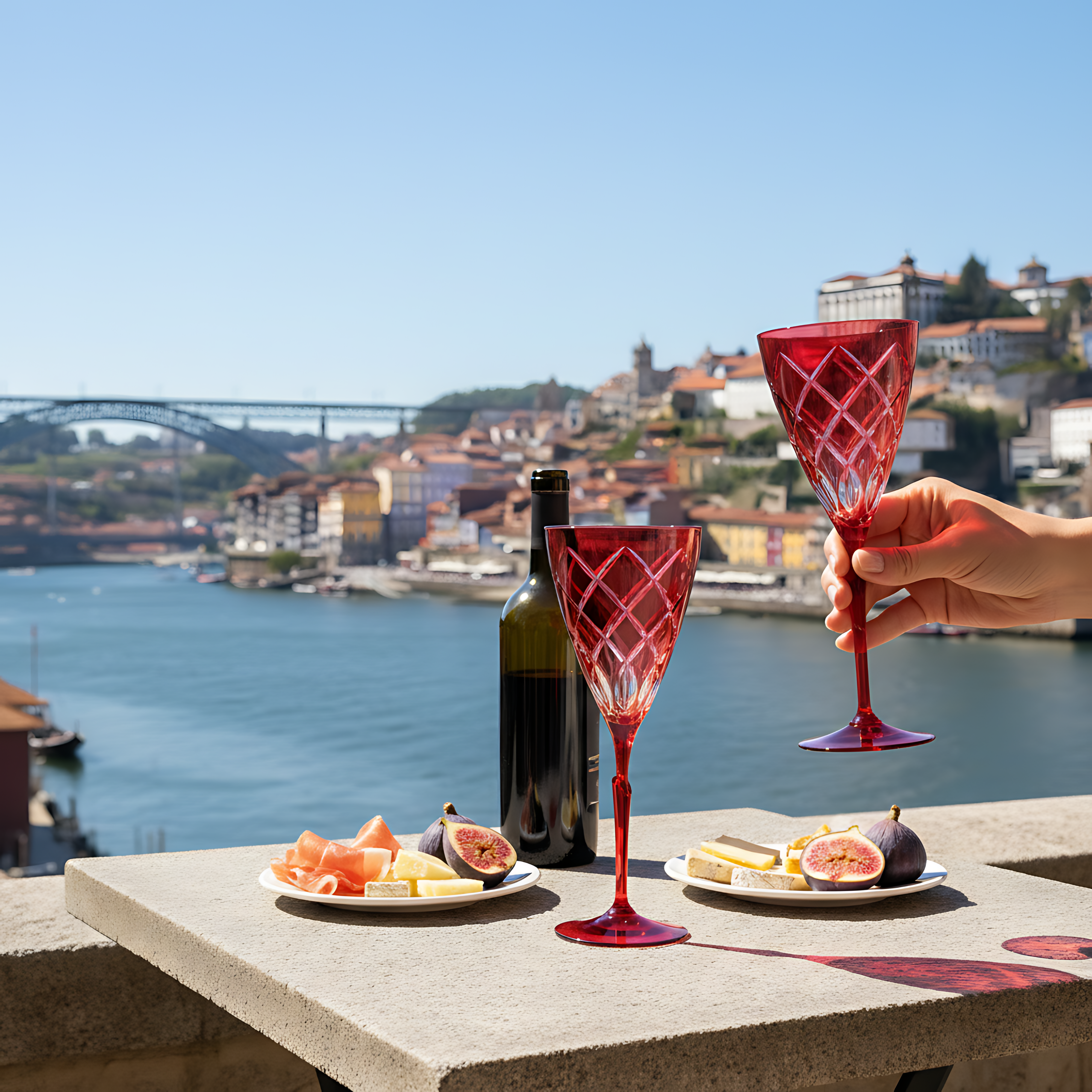 Heritage Wine Glass - Set Of 2 - Margerie Crystal USA