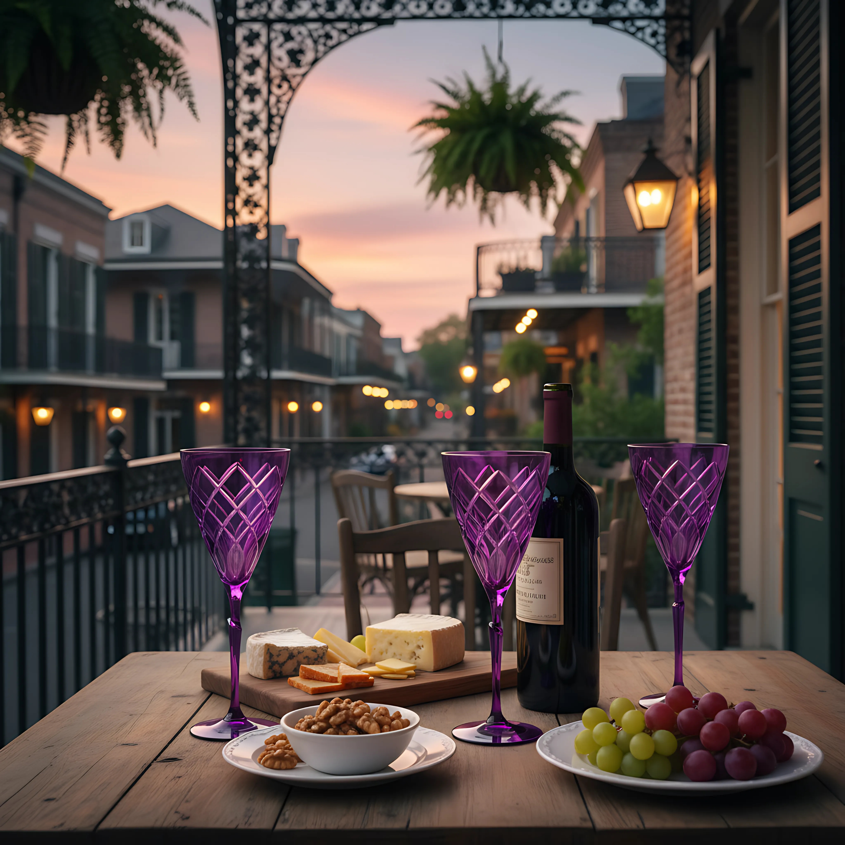 Heritage Wine Glass - Set Of 2 - Margerie Crystal USA