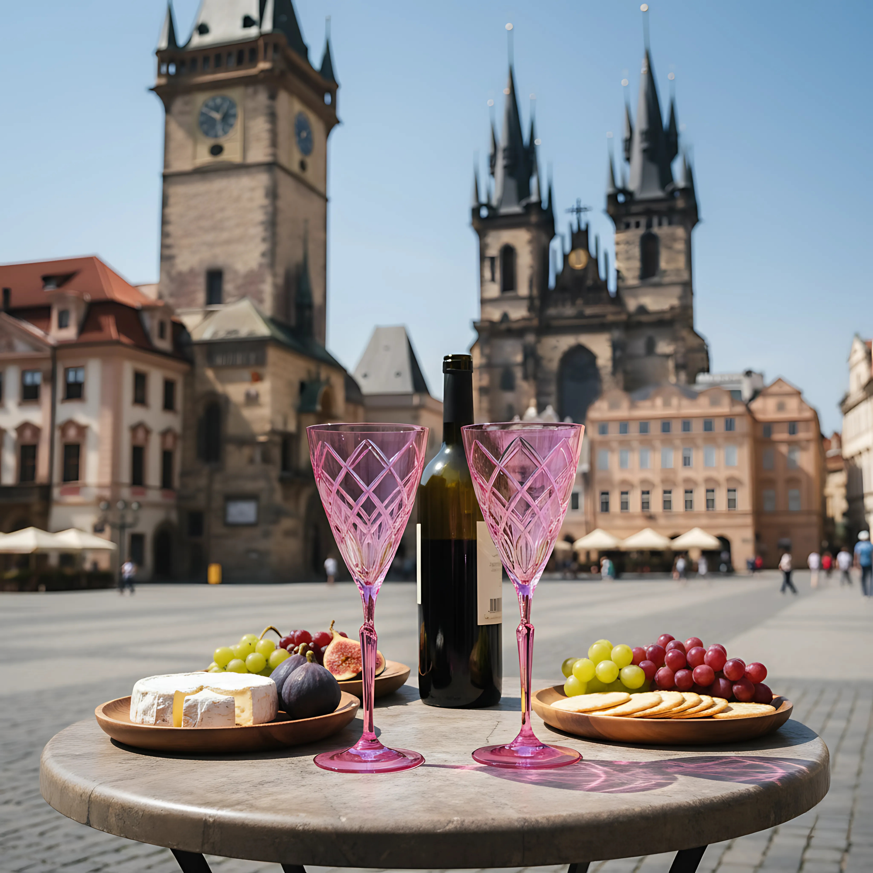 Heritage Wine Glass - Set Of 2 - Margerie Crystal USA