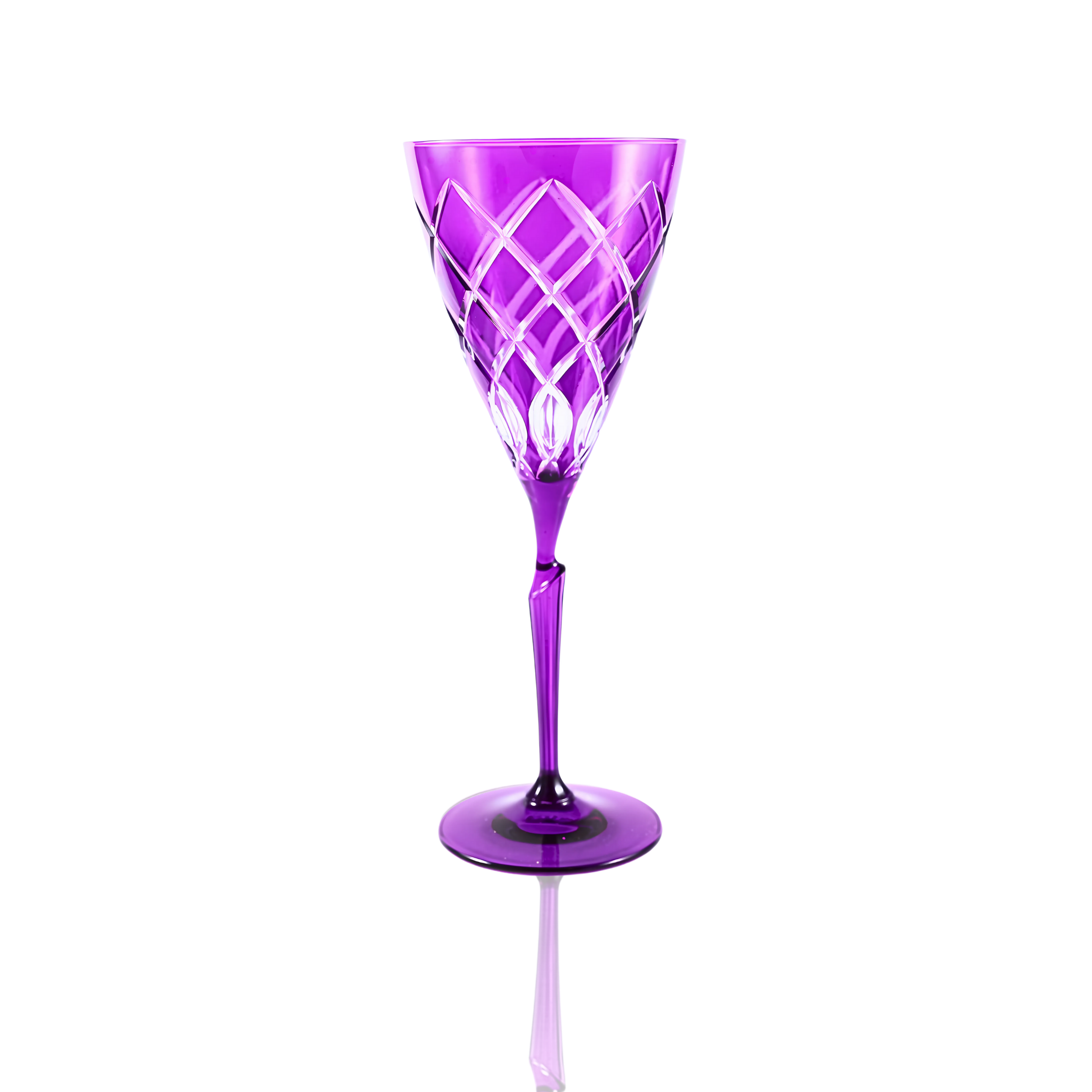 Heritage Wine Glass - Set Of 2 - Margerie Crystal USA