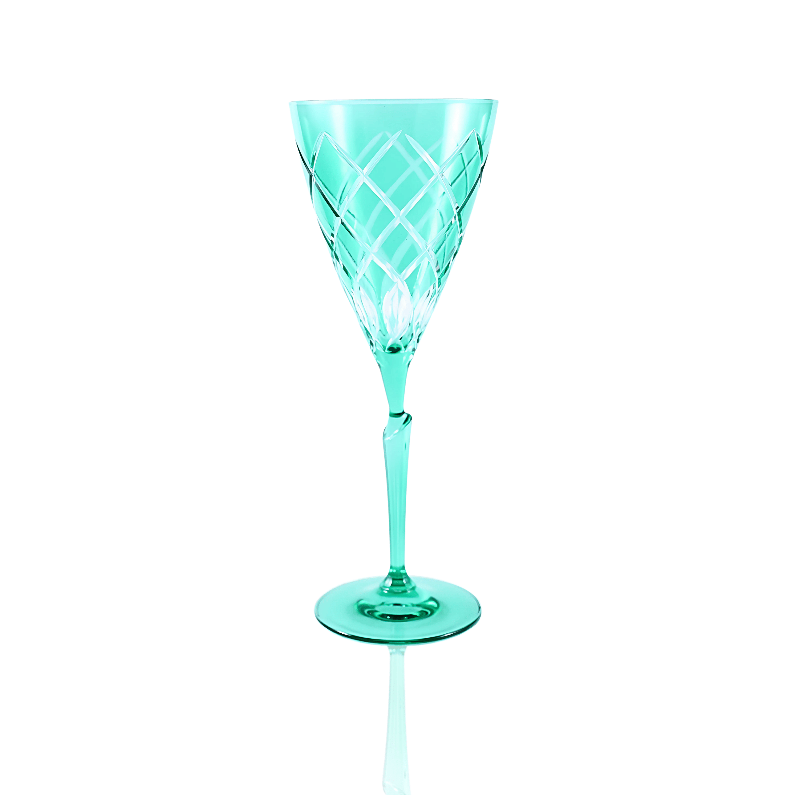 Heritage Wine Glass - Set Of 2 - Margerie Crystal USA