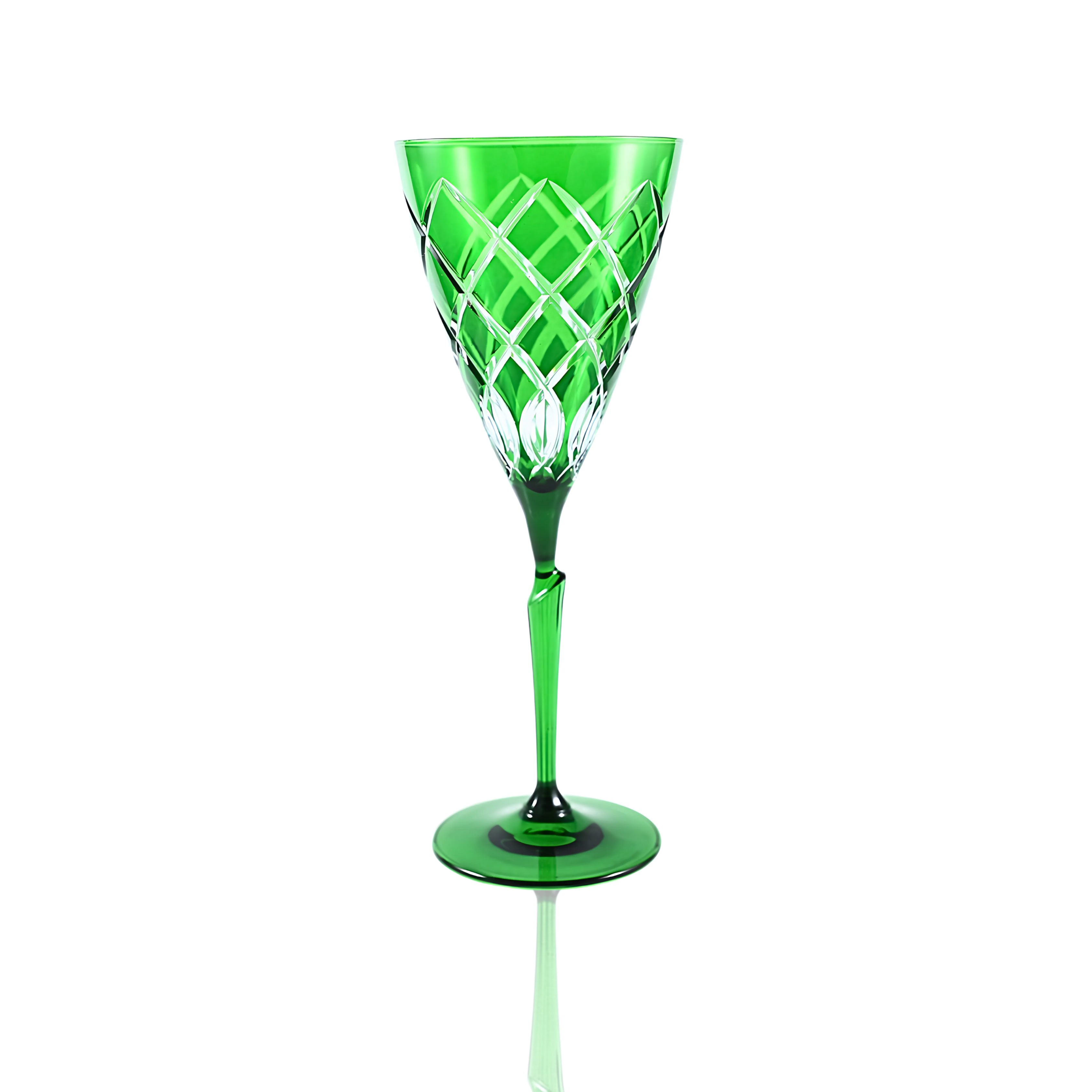 Heritage Wine Glass - Set Of 2 - Margerie Crystal USA
