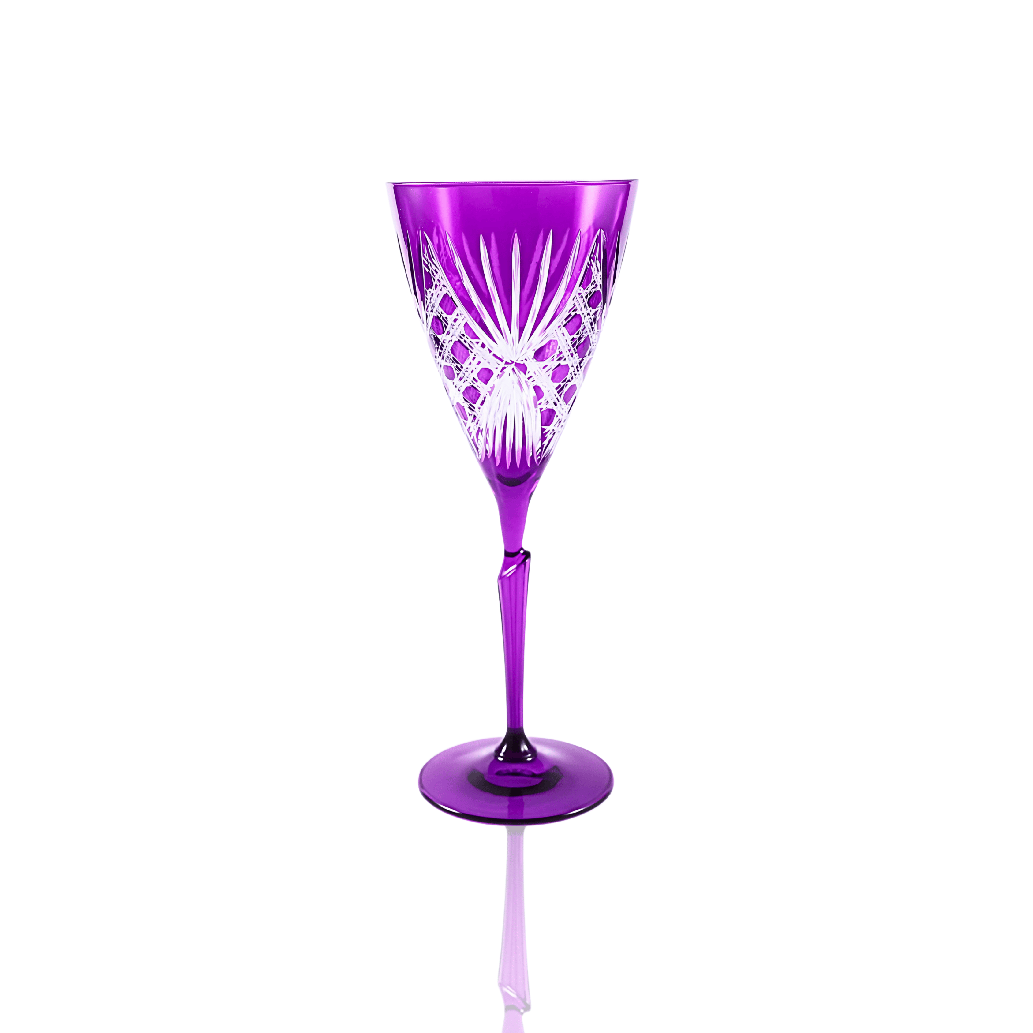 Éclat Wine Glass - Set Of 2 - Margerie Crystal USA