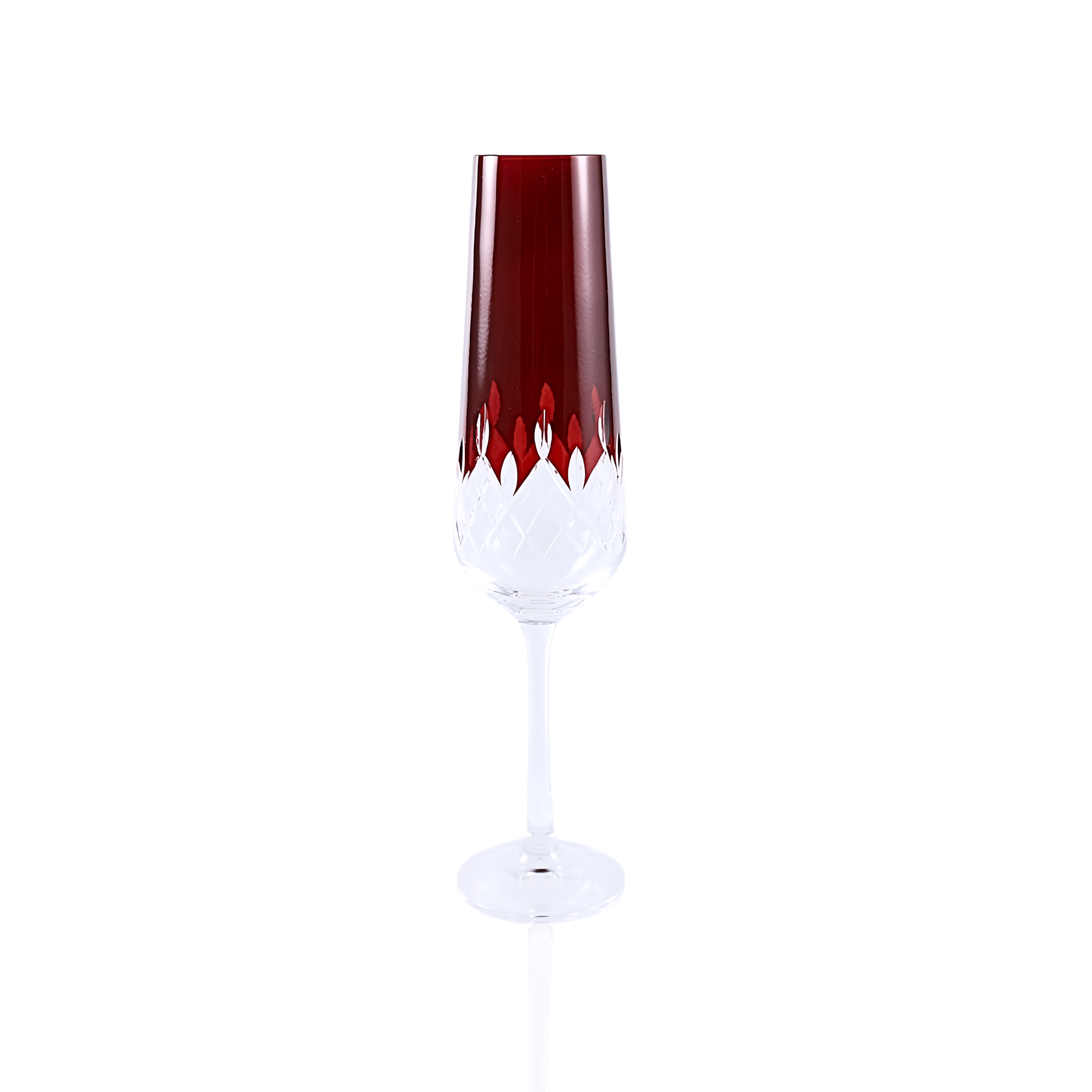 Aria Champagne Flute - Set Of 2 - Margerie Crystal USA