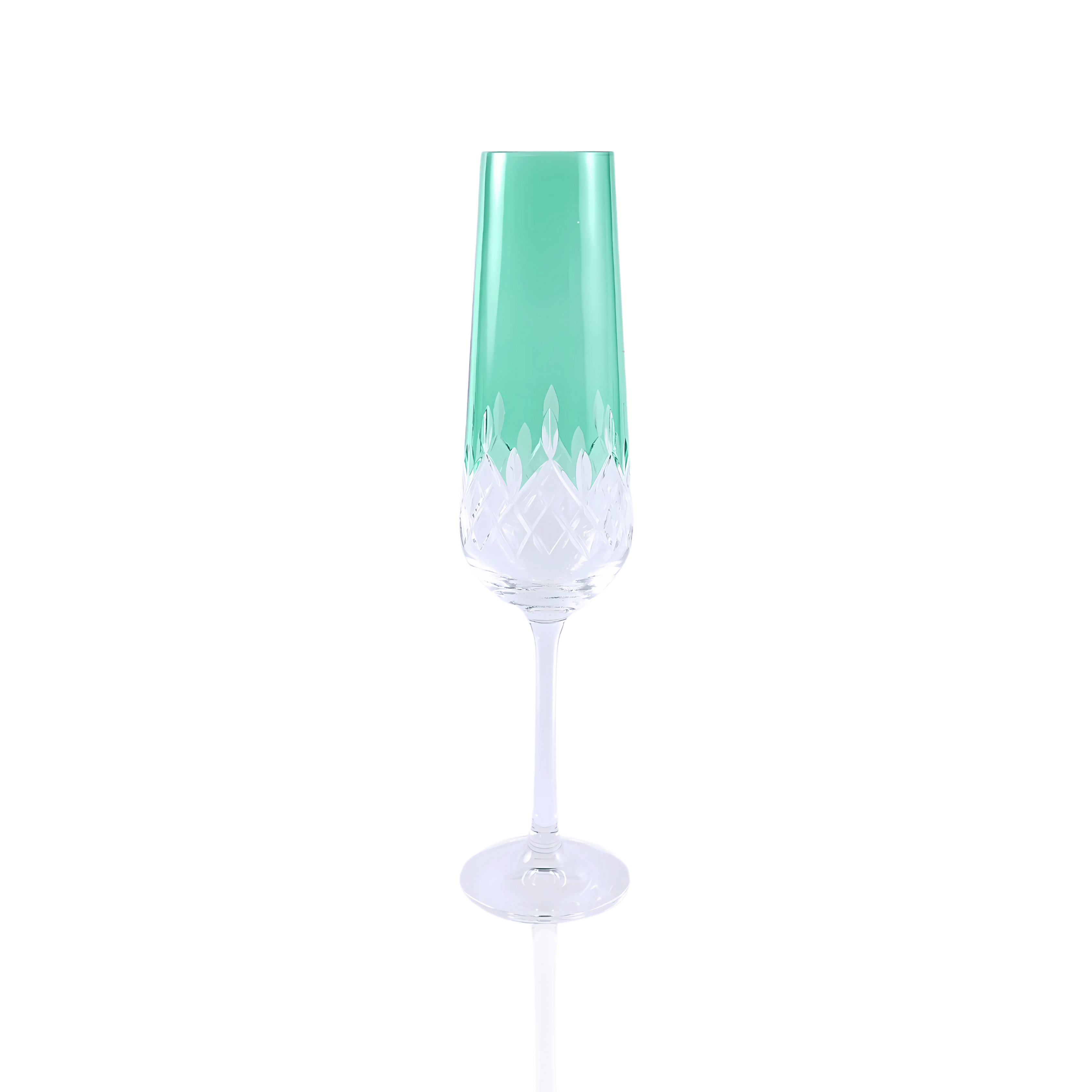 Aria Champagne Flute - Set Of 2 - Margerie Crystal USA