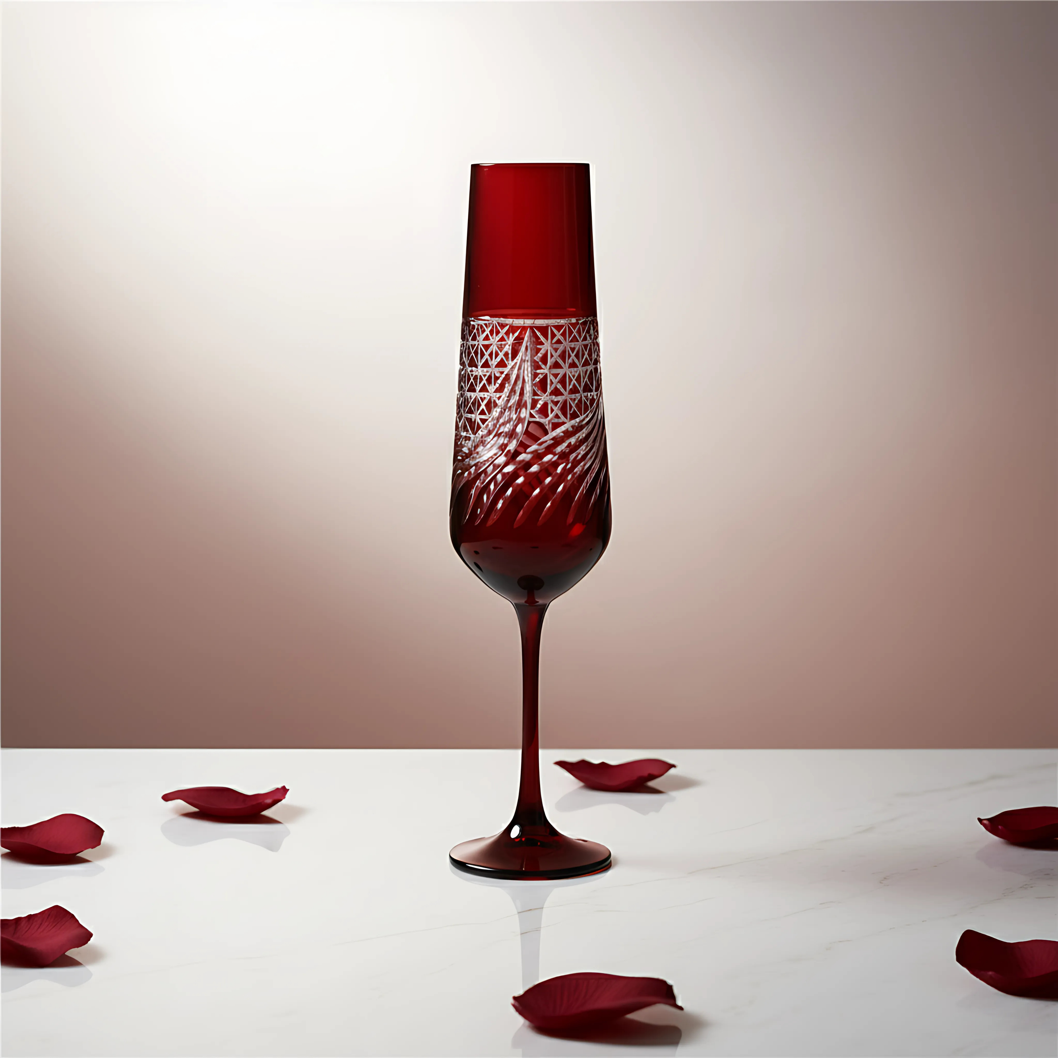 Aurora Champagne Flute - Set Of 2 - Margerie Crystal USA