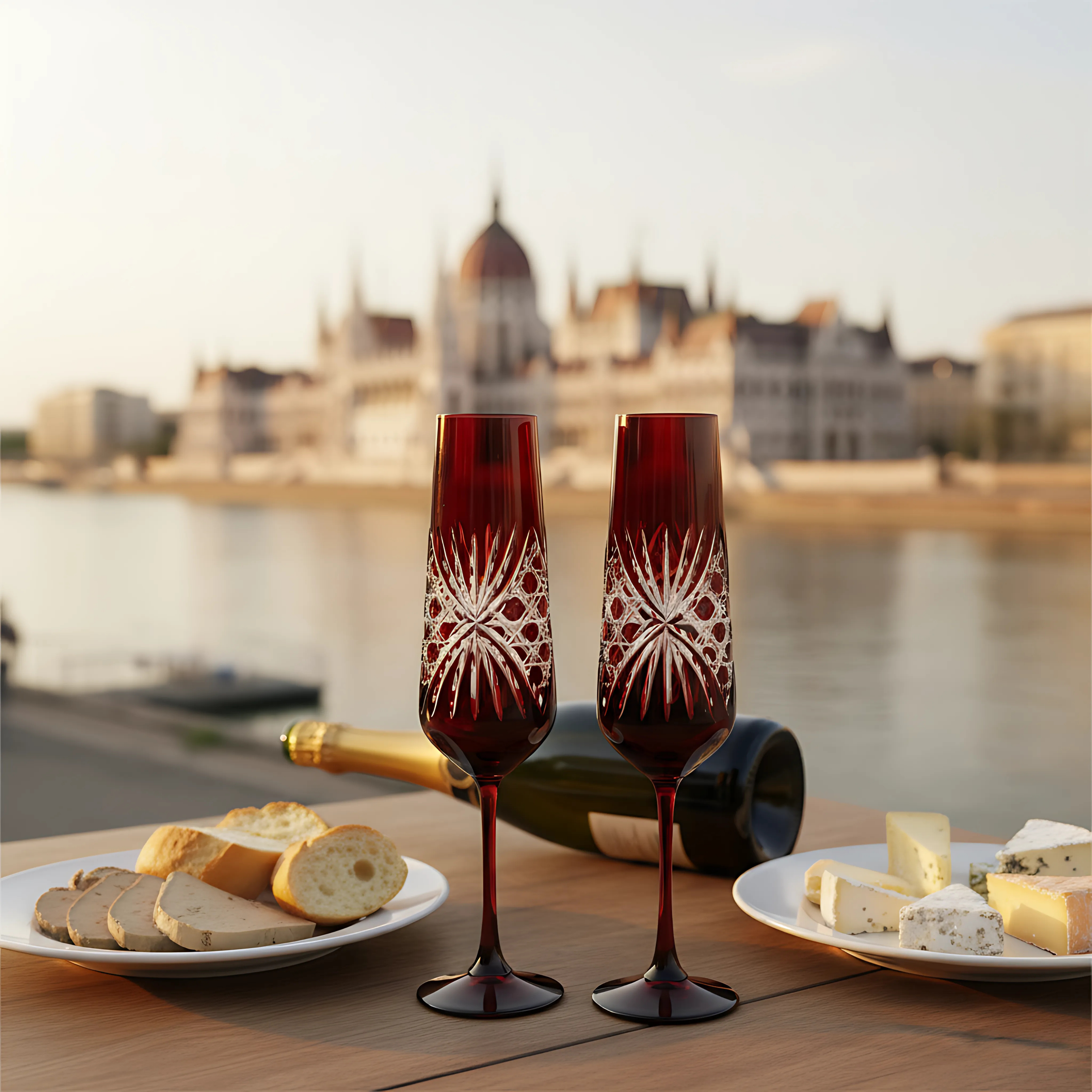 Éclat Champagne Flute - Set Of 2 - Margerie Crystal USA