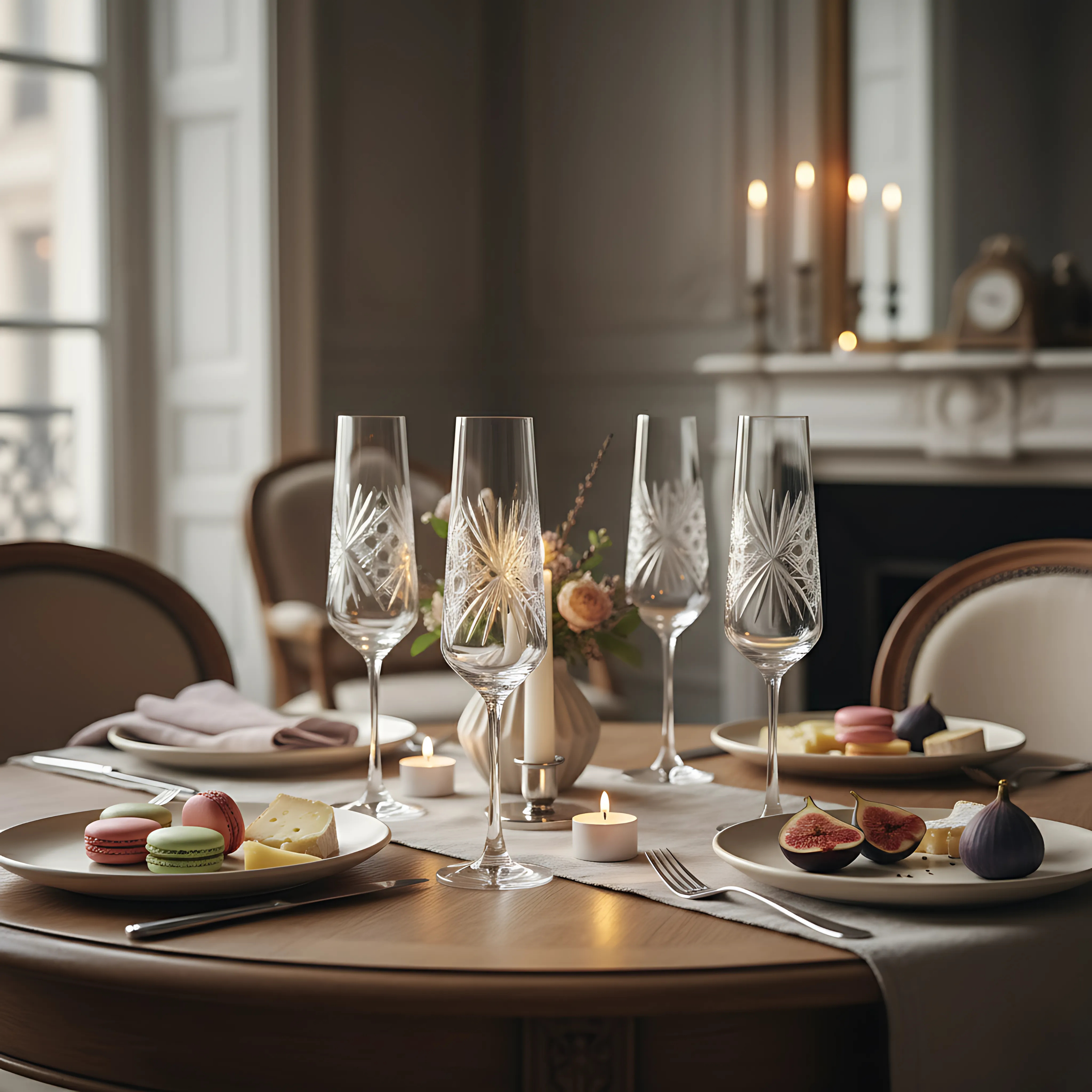 Éclat Champagne Flute - Set Of 2 - Margerie Crystal USA