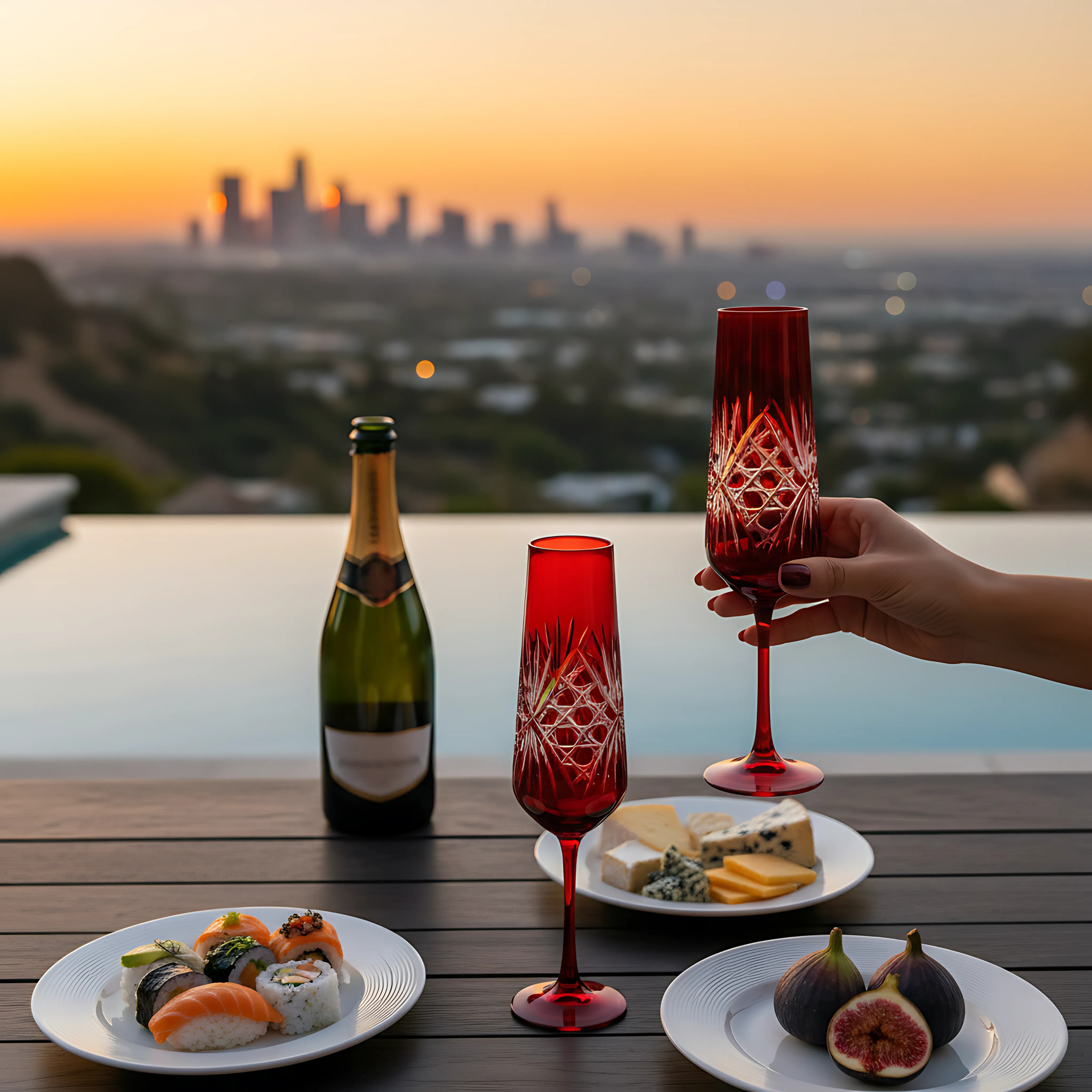 Éclat Champagne Flute - Set Of 2 - Margerie Crystal USA