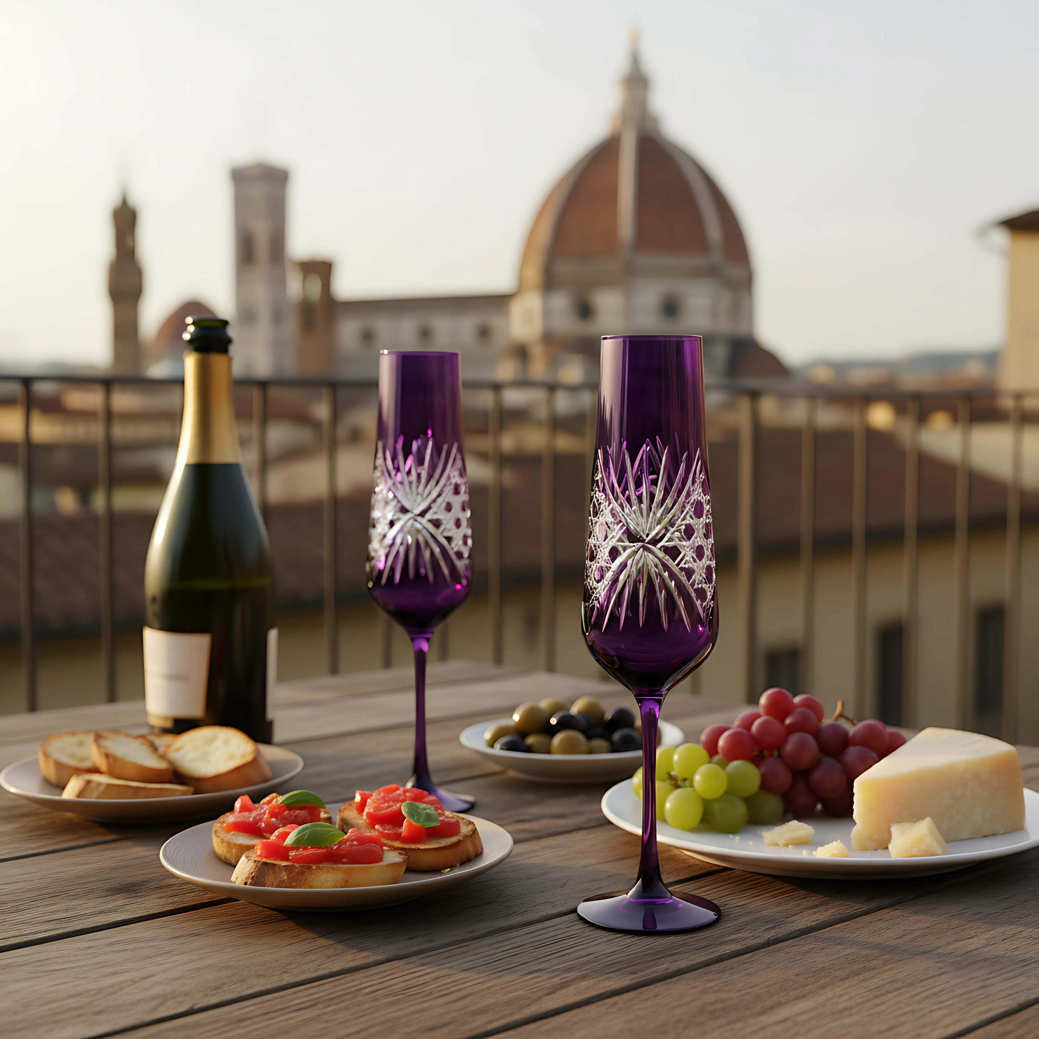 Éclat Champagne Flute - Set Of 2 - Margerie Crystal USA