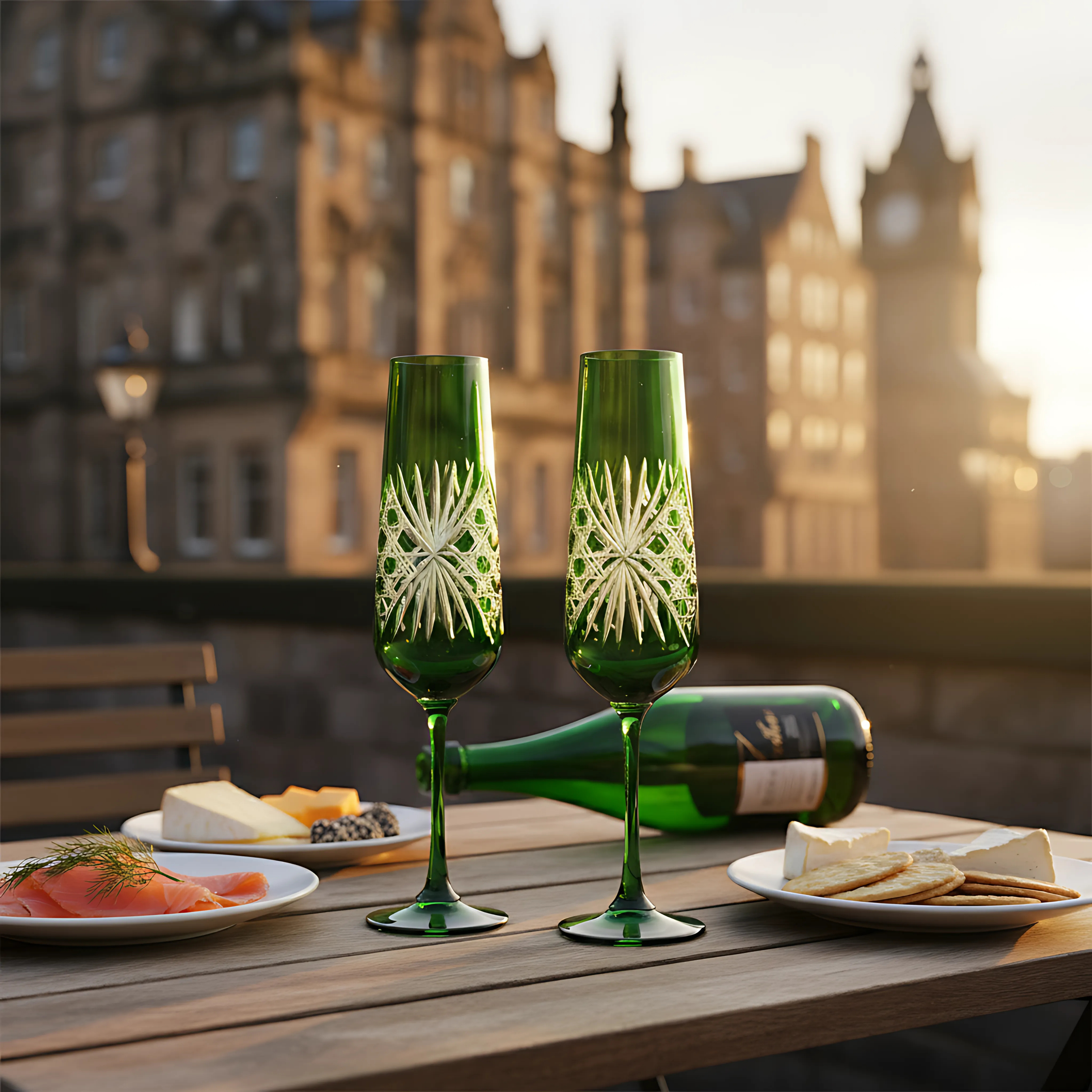 Éclat Champagne Flute - Set Of 2 - Margerie Crystal USA