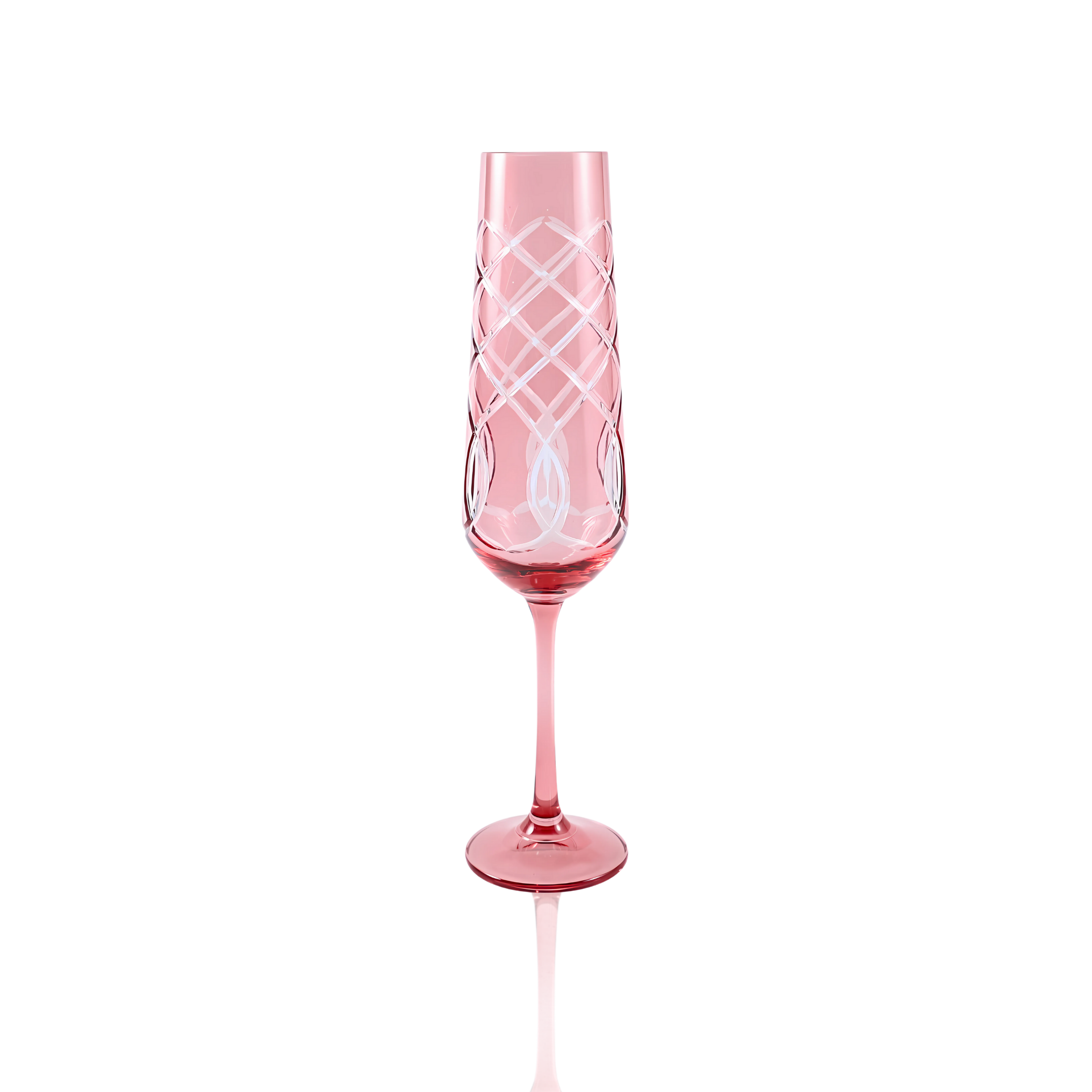 Heritage Champagne Flute - Set Of 2 - Margerie Crystal USA