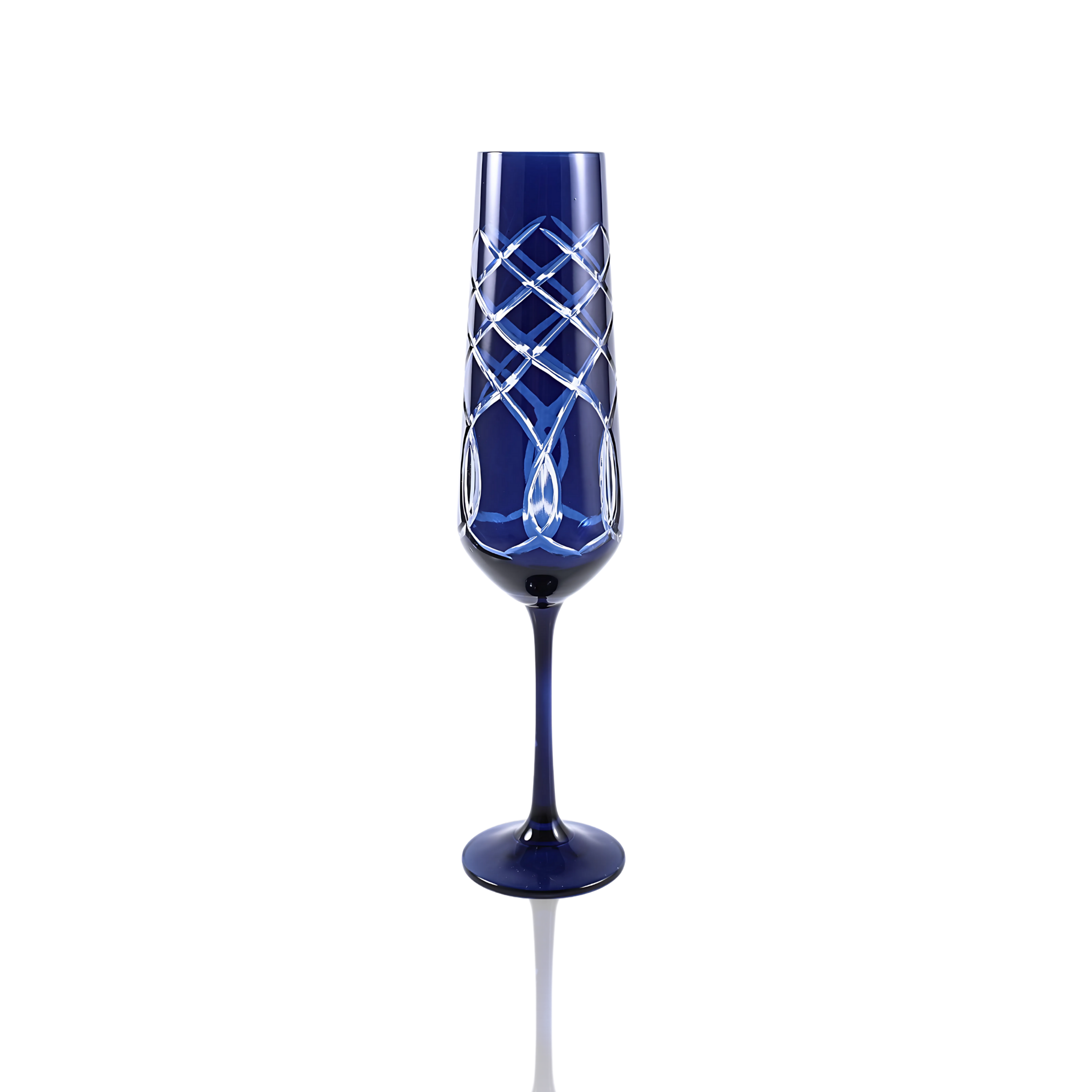 Heritage Champagne Flute - Set Of 2 - Margerie Crystal USA