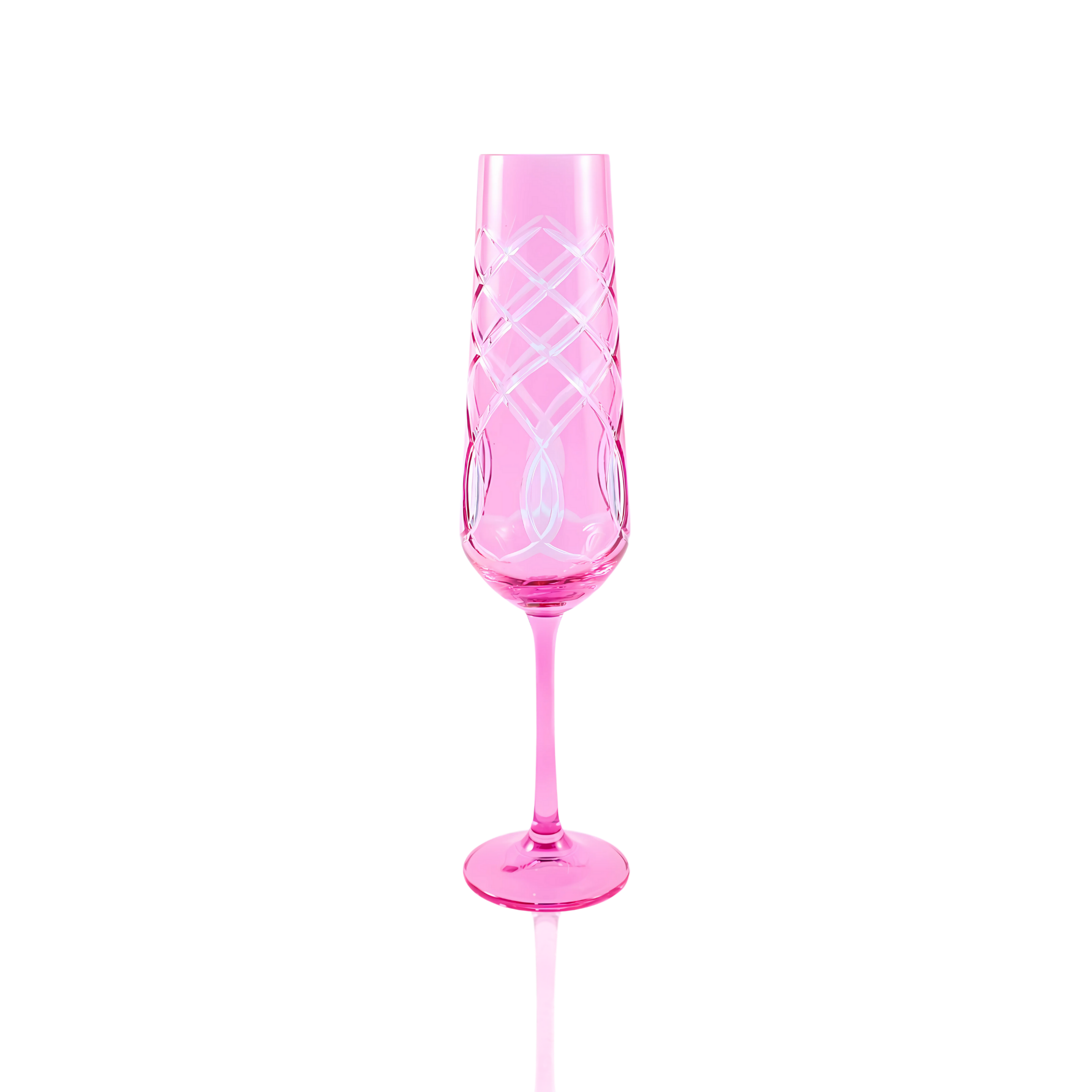 Heritage Champagne Flute - Set Of 2 - Margerie Crystal USA