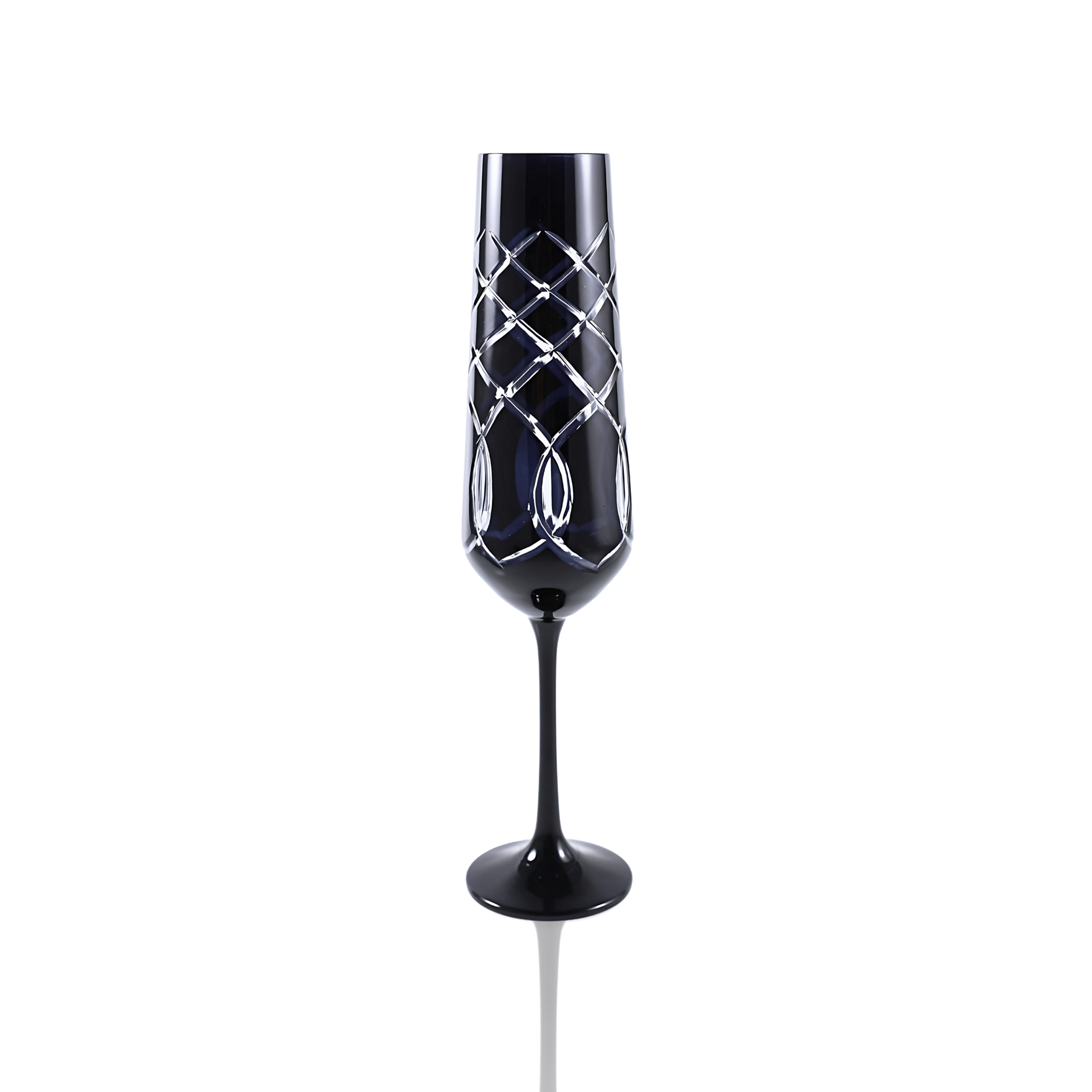 Heritage Champagne Flute - Set Of 2 - Margerie Crystal USA