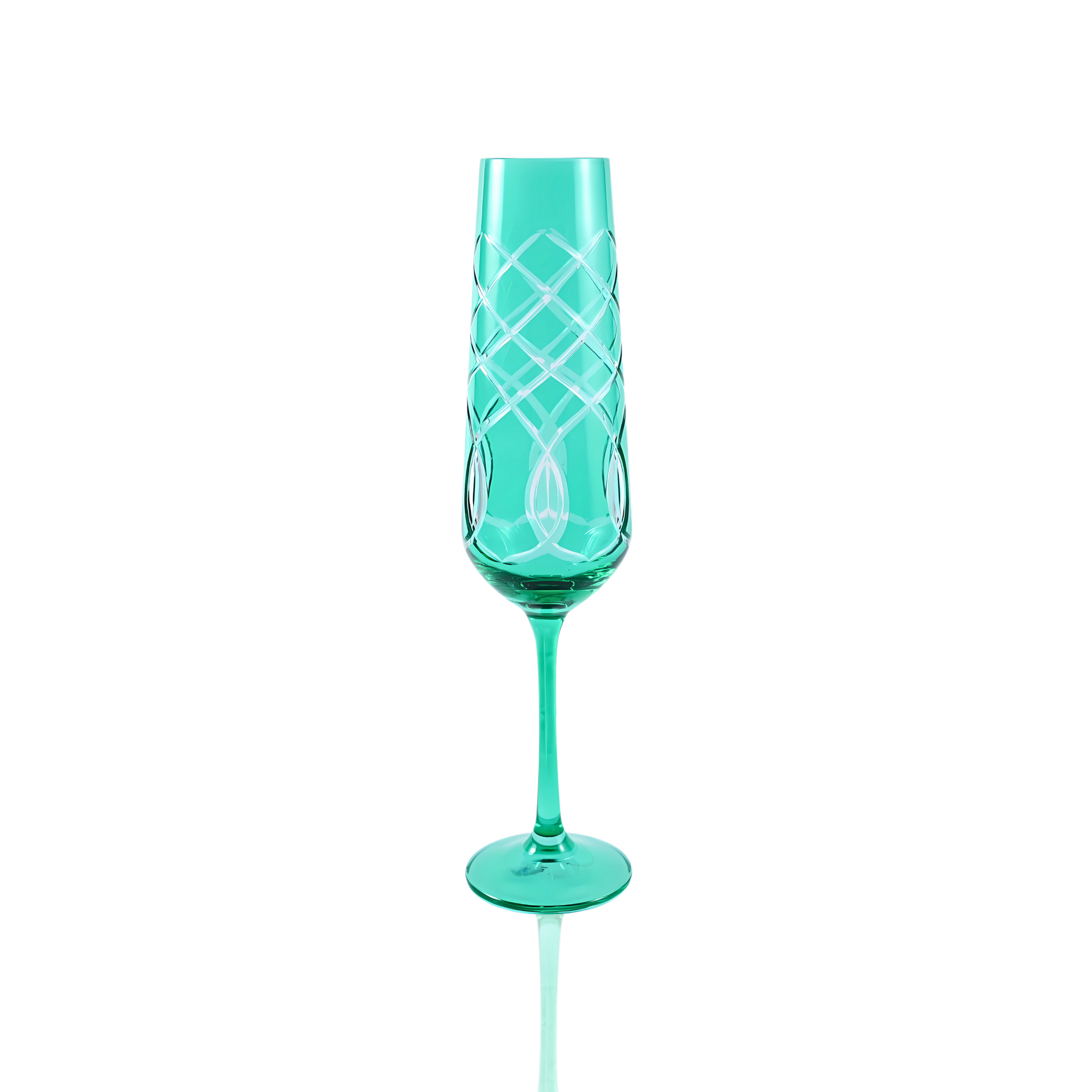 Heritage Champagne Flute - Set Of 2 - Margerie Crystal USA