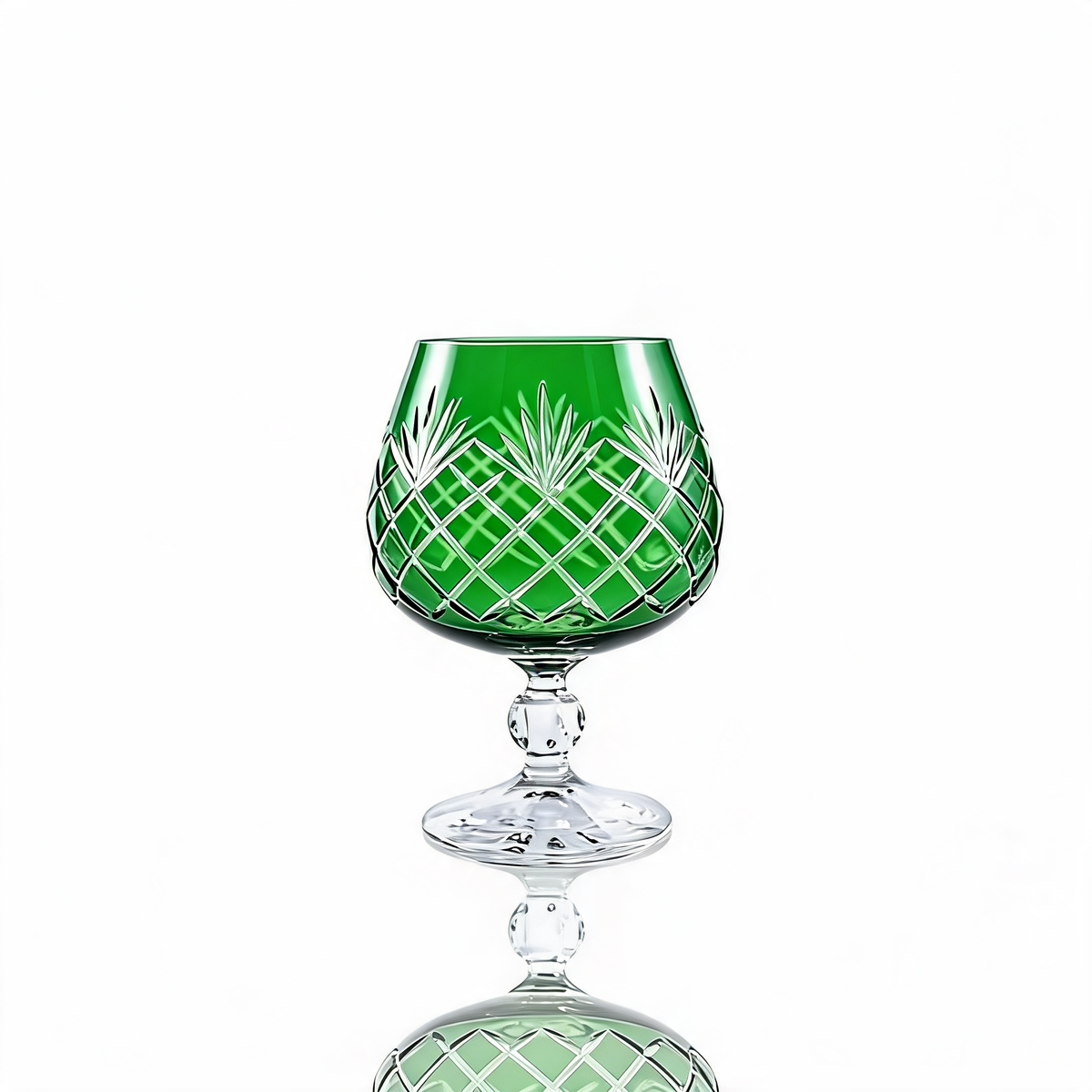 Verre à cognac en cristallin taillé Ara