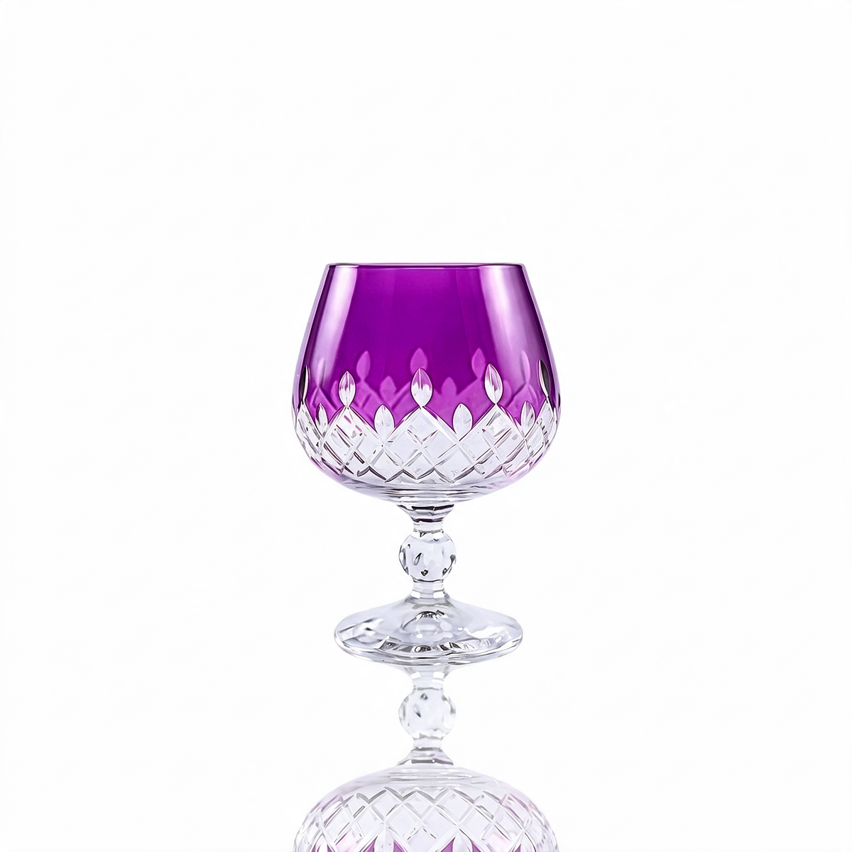 Aria geschliffenes Cognacglas
