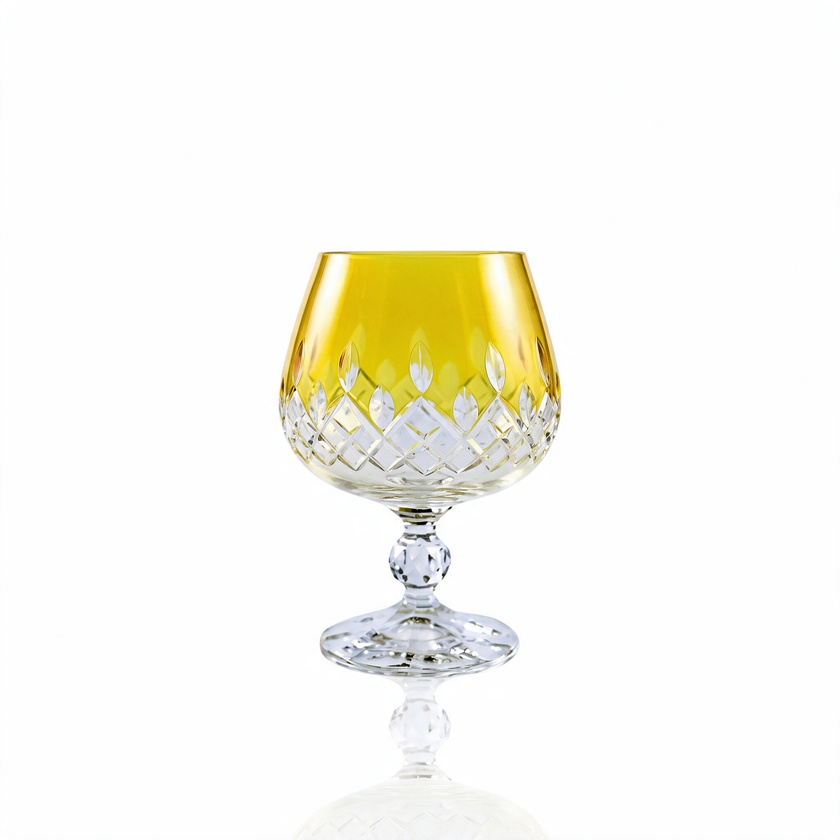 Aria geschliffenes Cognacglas