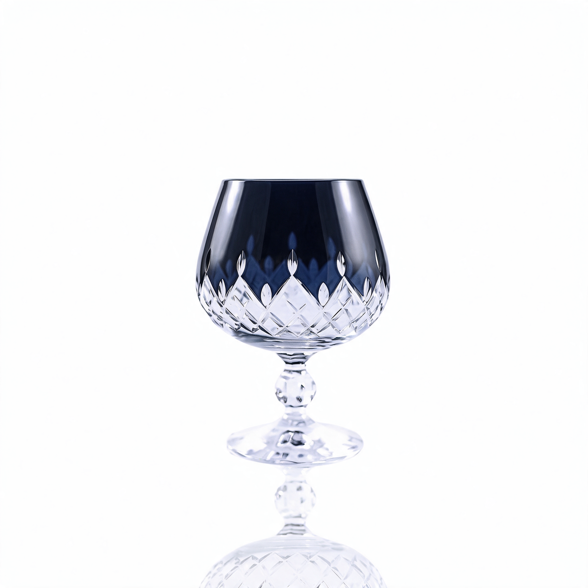 Aria geschliffenes Cognacglas