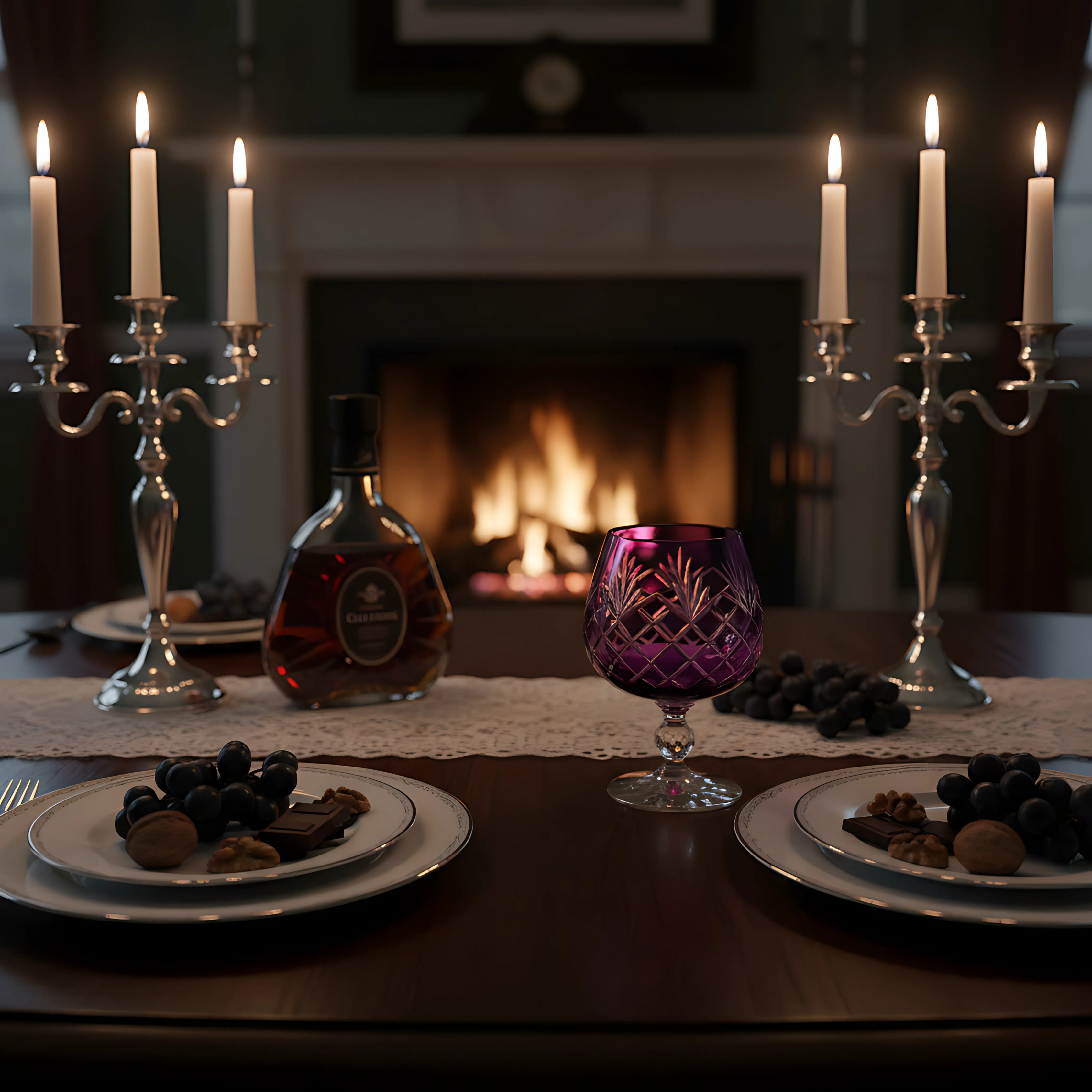 Ara Cut Crystal Cognac Glasses - Set Of 2 - Margerie Crystal USA