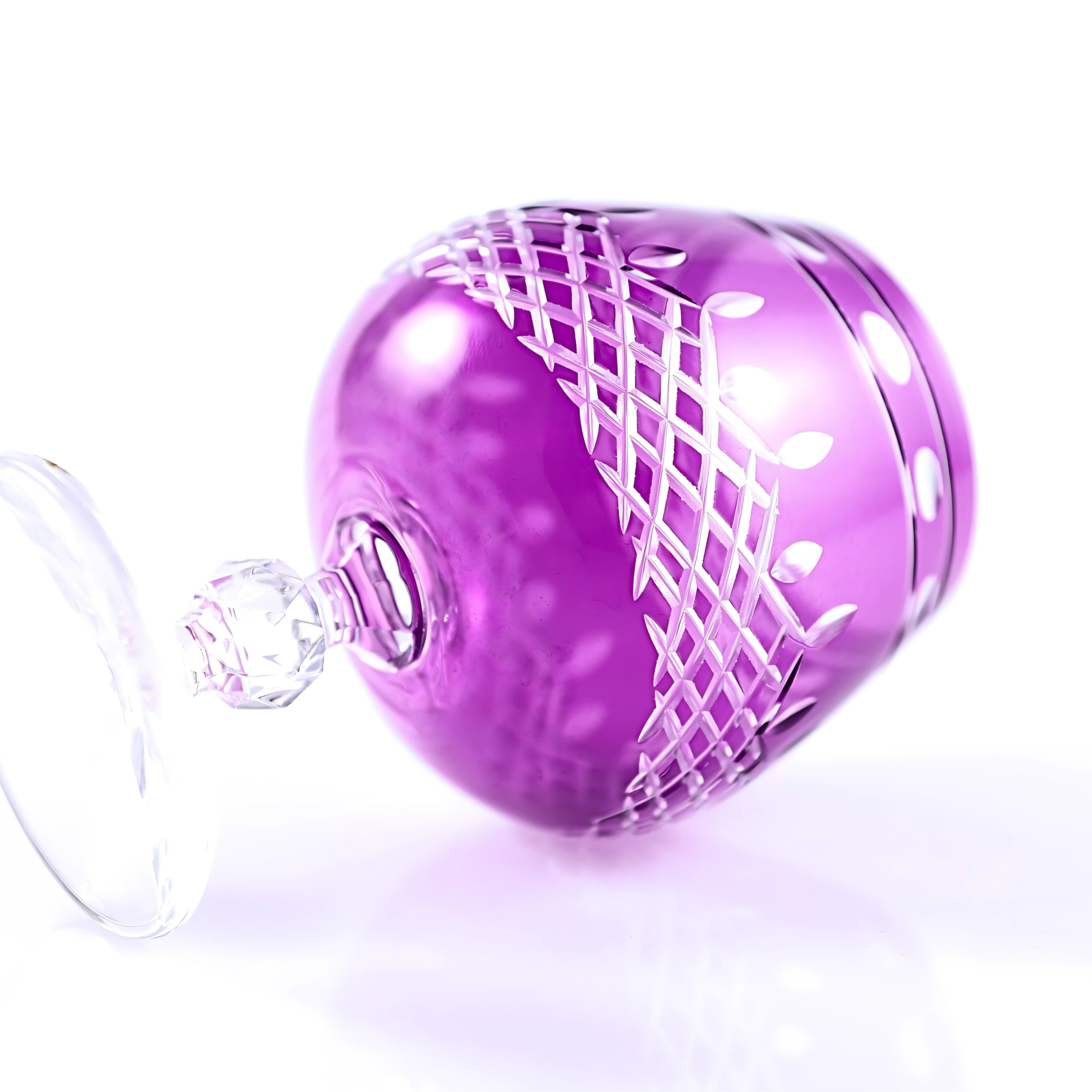 Ardea Cut Crystal Cognac Glasses - Set Of 2 - Margerie Crystal USA