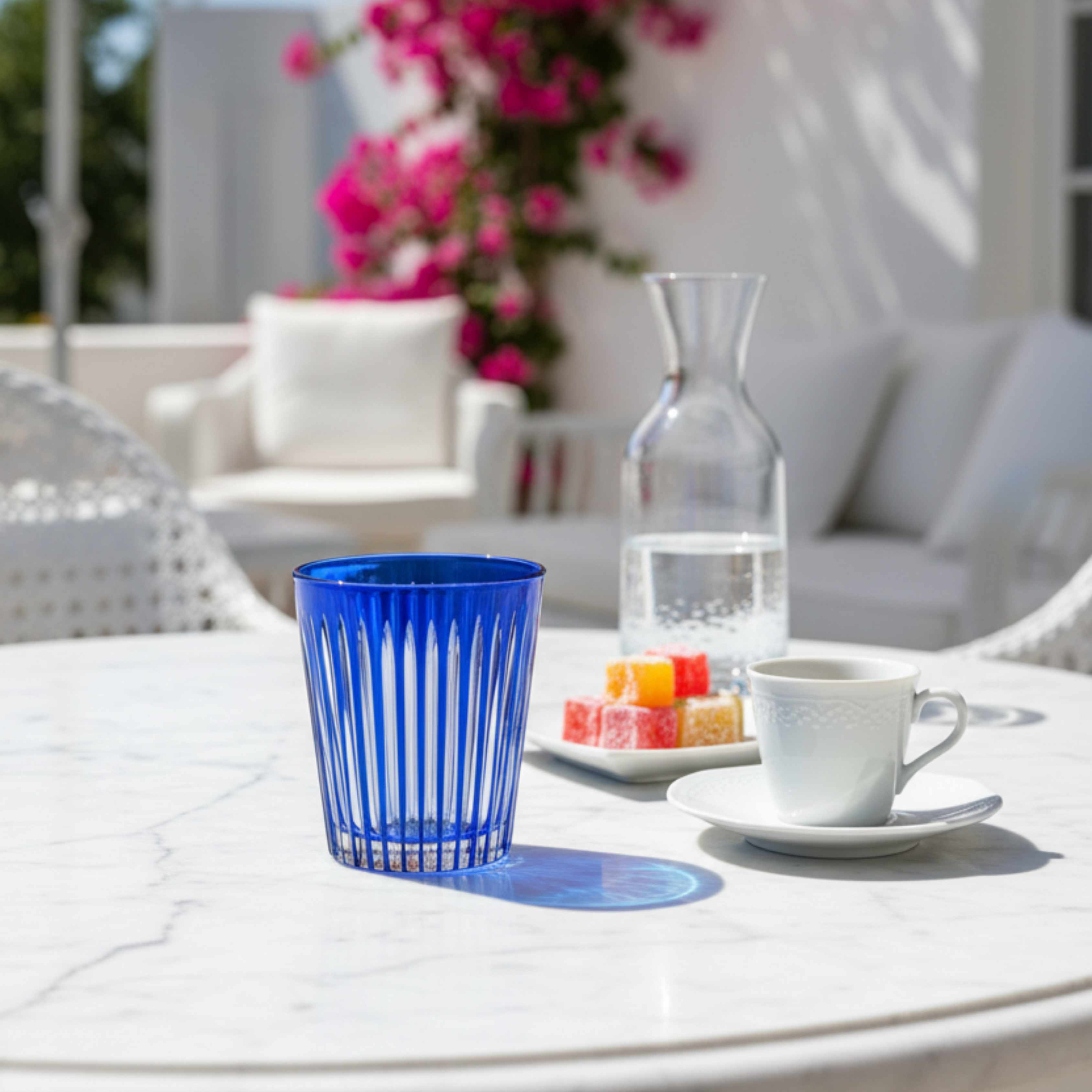 Stella Cut Crystal Tumblers - Set Of 2 - Margerie Crystal USA