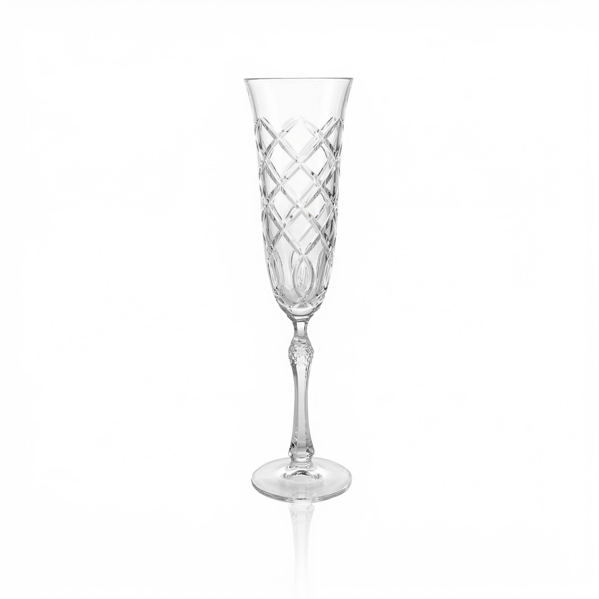 Heritage Champagne Flute - Margerie Crystal USA
