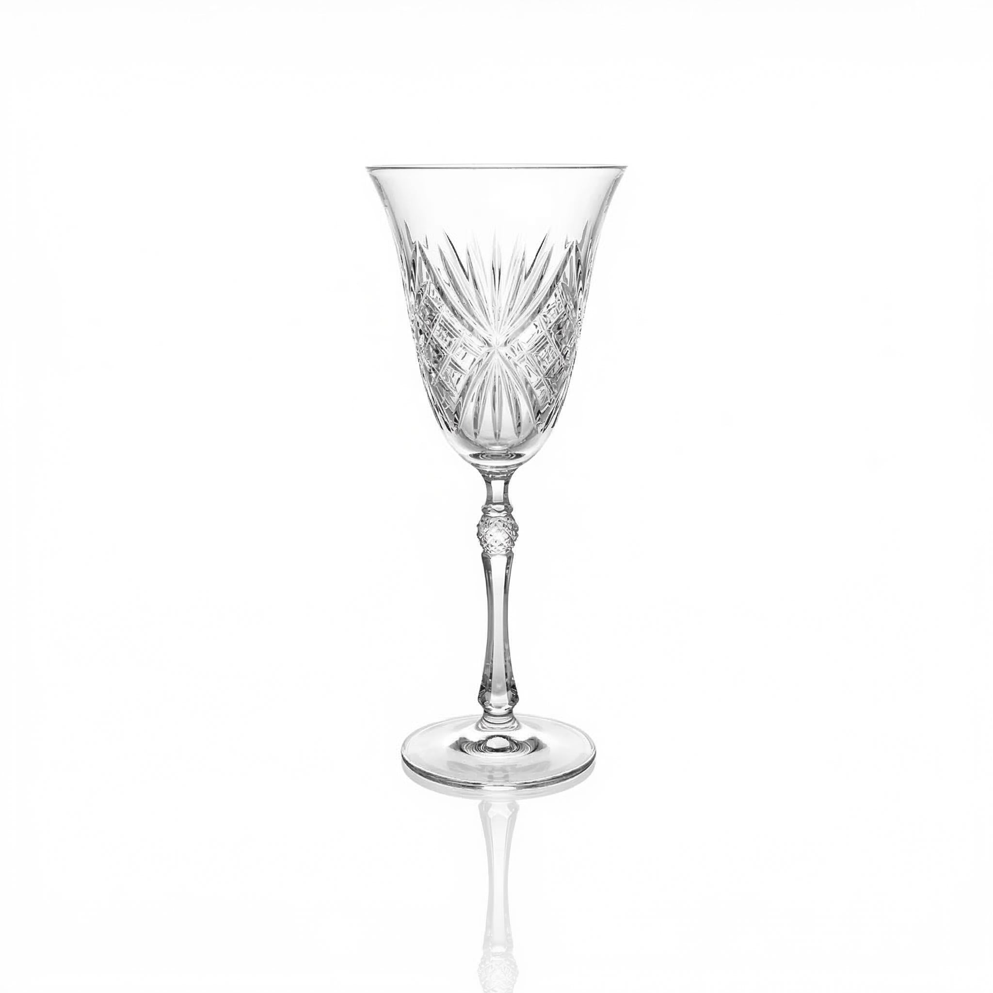 Éclat Wine Glass - Margerie Crystal USA