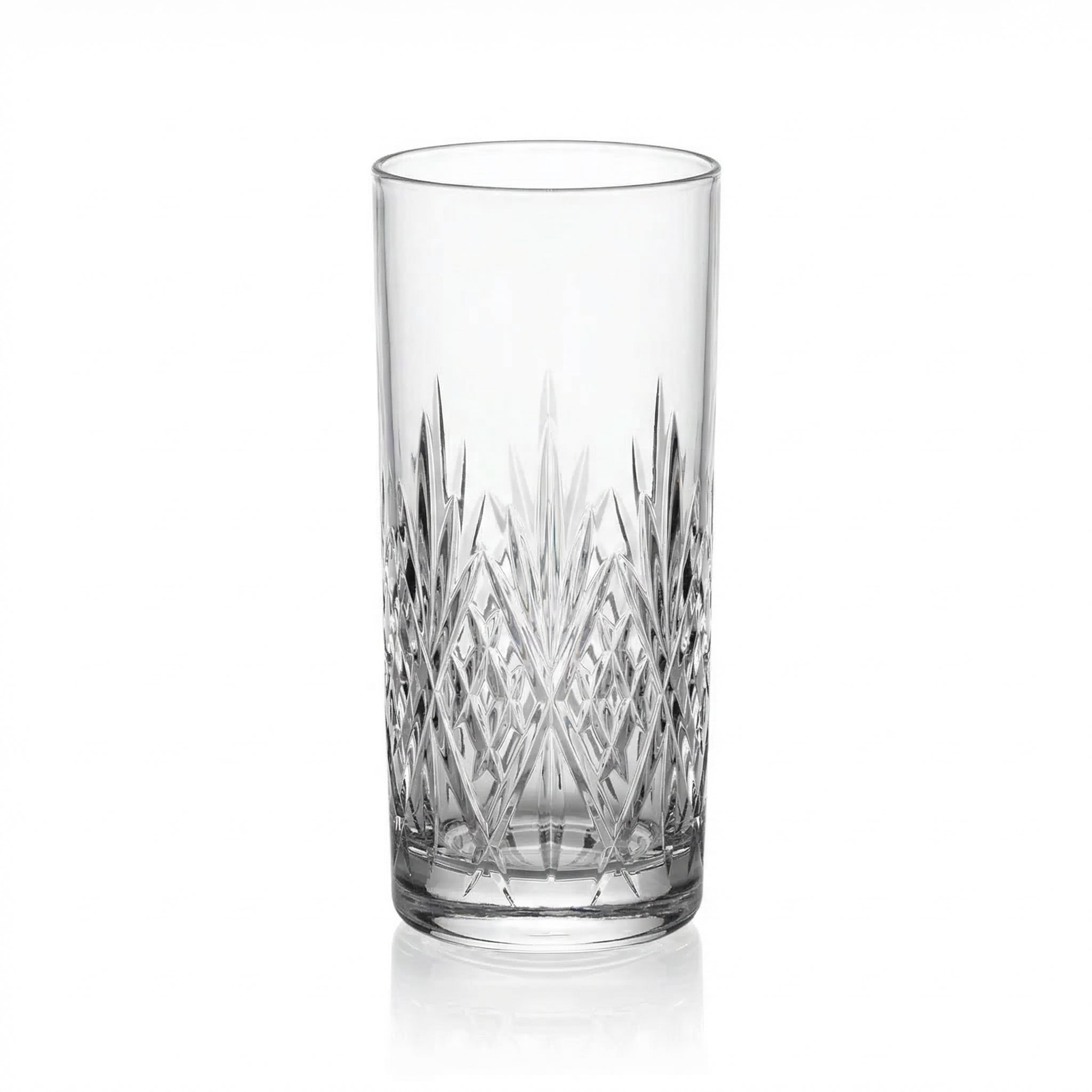 Linka Cut Crystal Highball Glass - Margerie Crystal USA