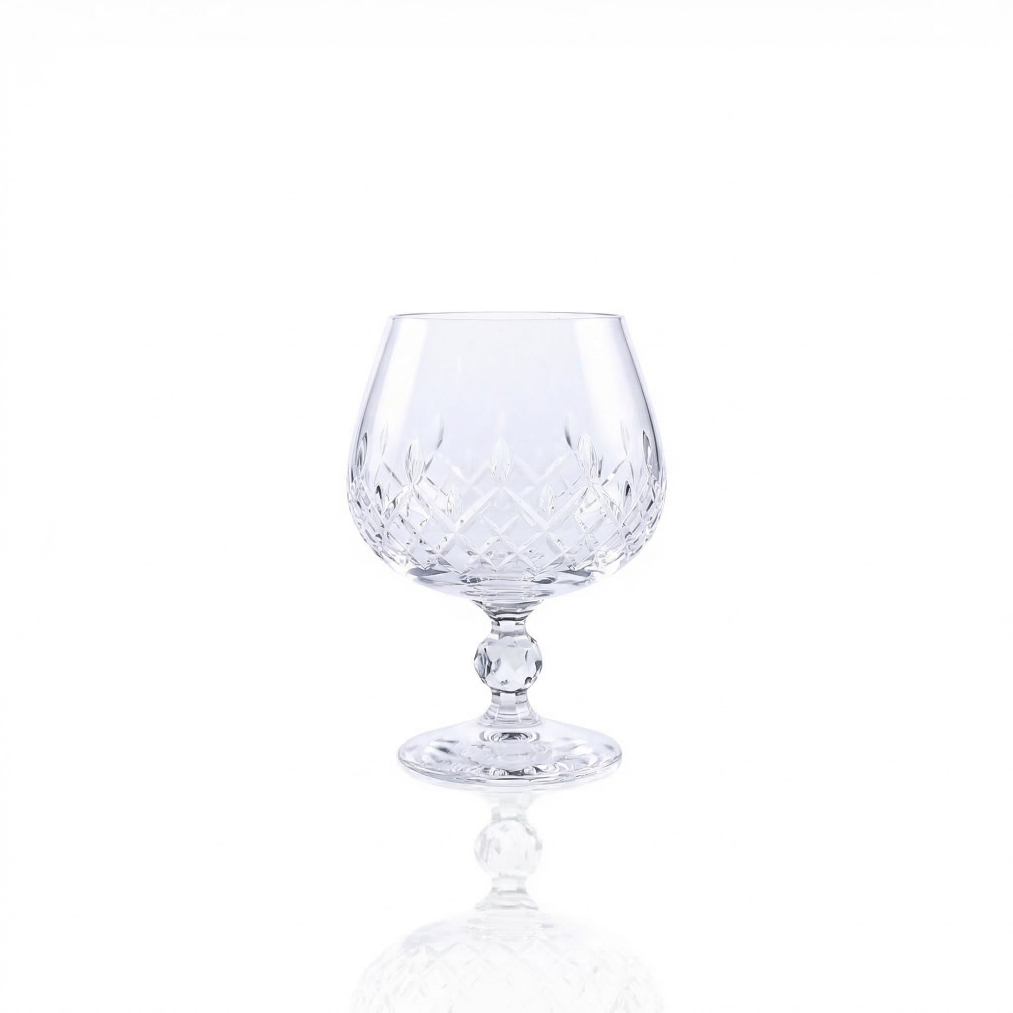 Aria Cut Crystal Cognac Glass - Margerie Crystal USA
