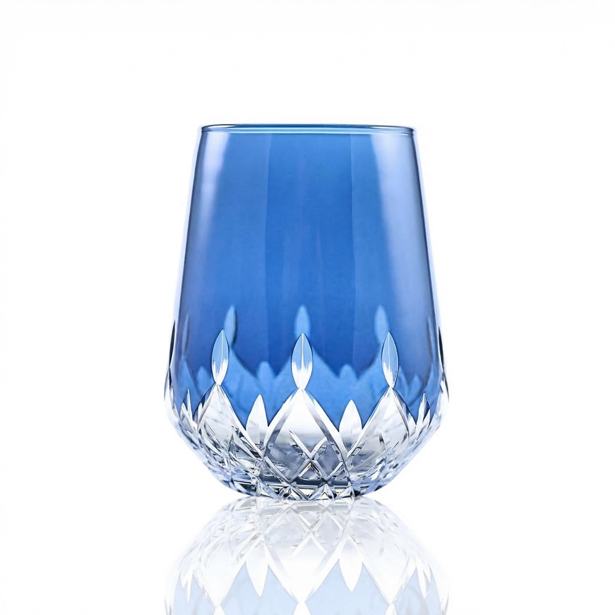 Aria Stemless Wine Glass - Margerie Crystal USA