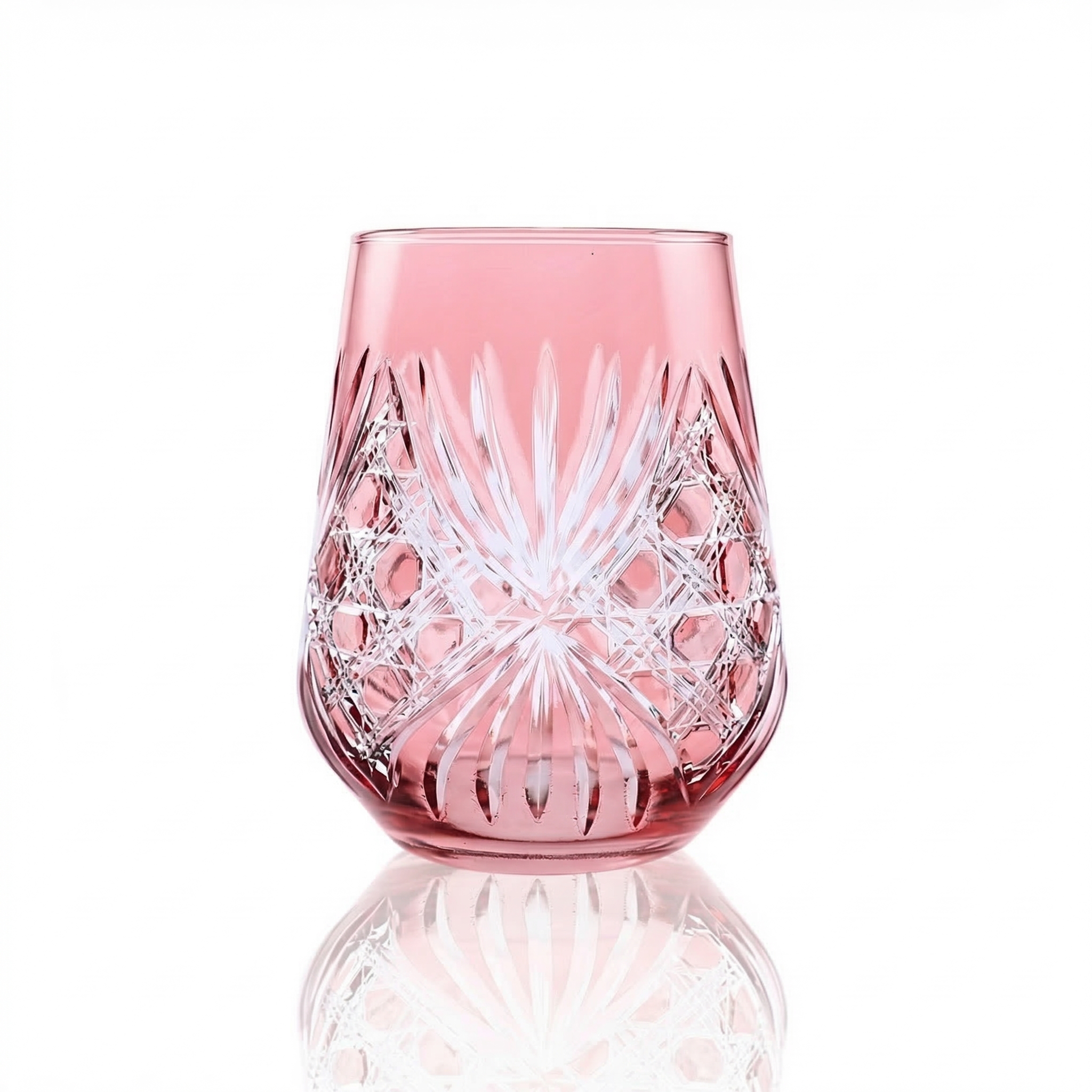 Éclat Stemless Wine Glass - Margerie Crystal USA