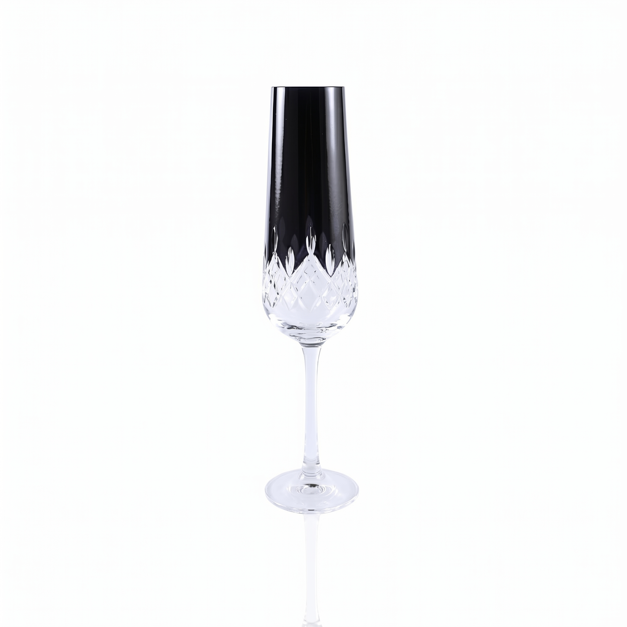 Aria Champagne Flute Personalized - Laser Engraved - Margerie Crystal USA