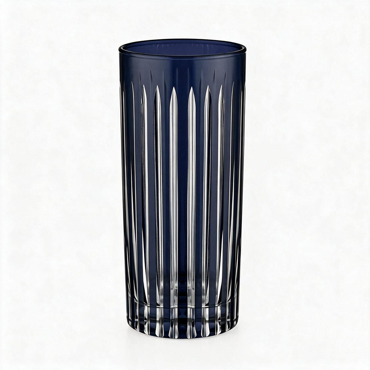 Verre long drink en cristallin taillé Stella