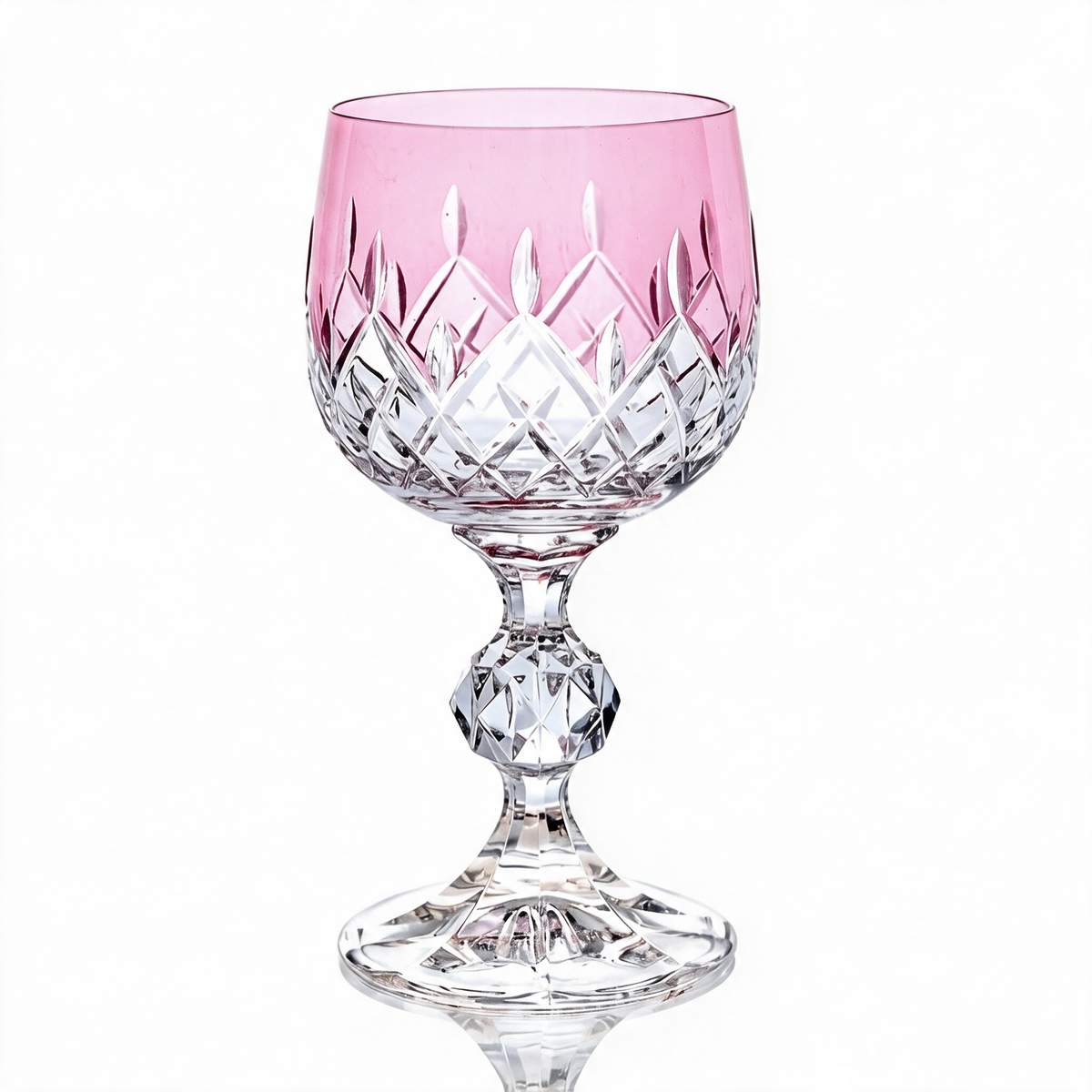 Verre à pied en cristallin taillé Aria