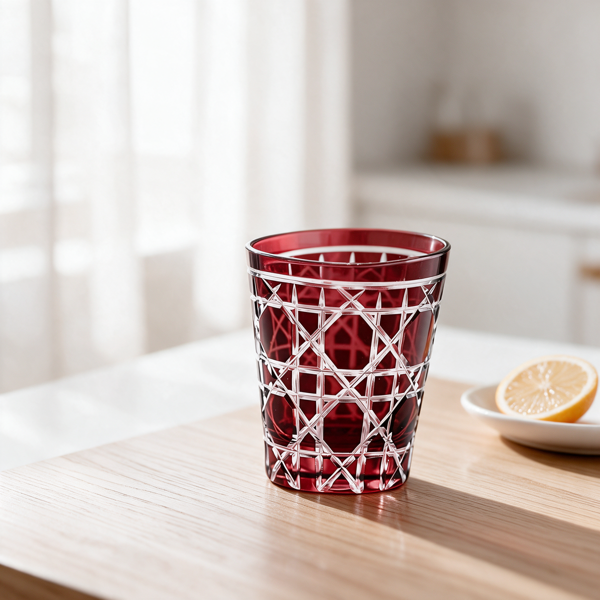 Gloria Cut Crystal Tumbler - Margerie Crystal USA