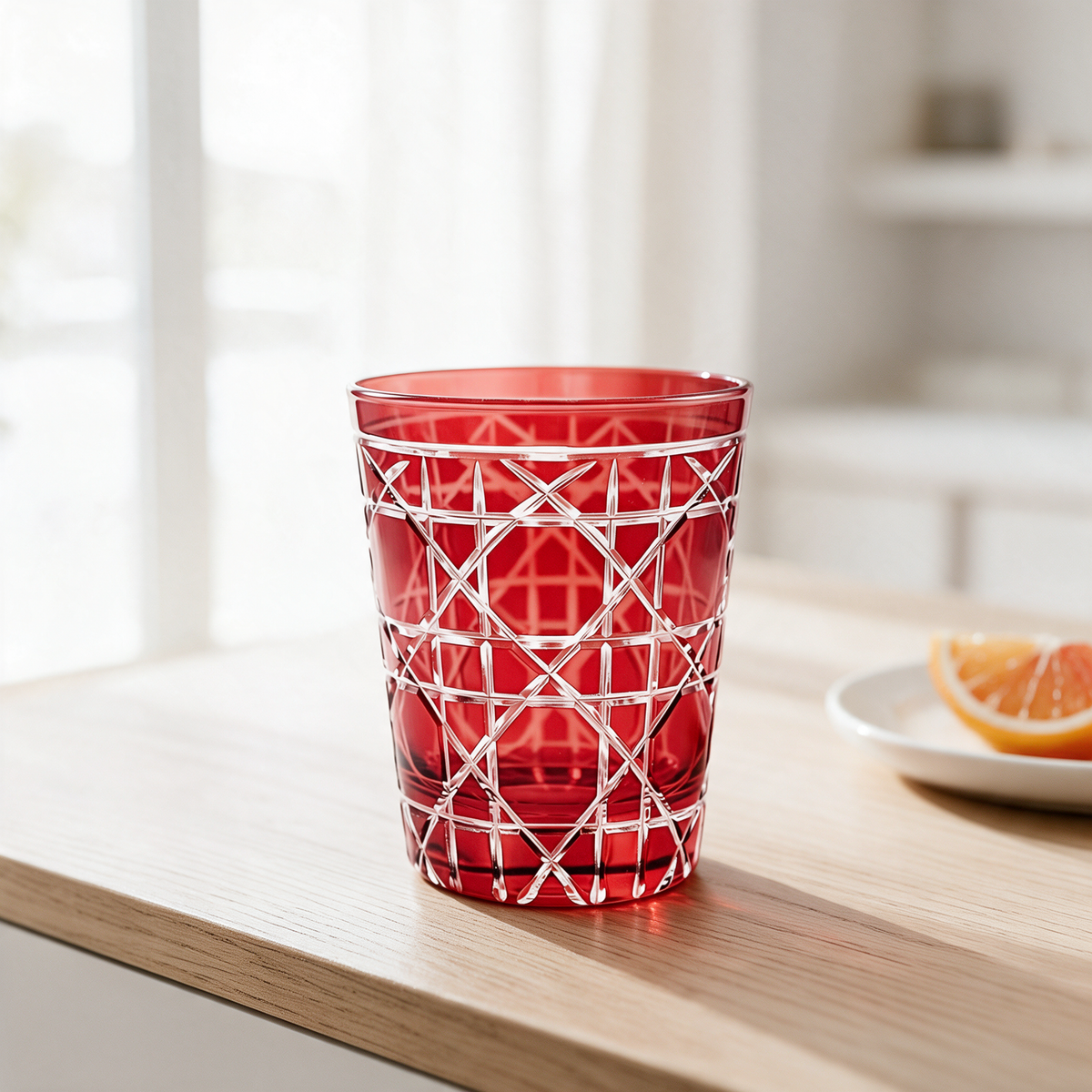 Gloria Cut Crystal Tumbler - Margerie Crystal USA